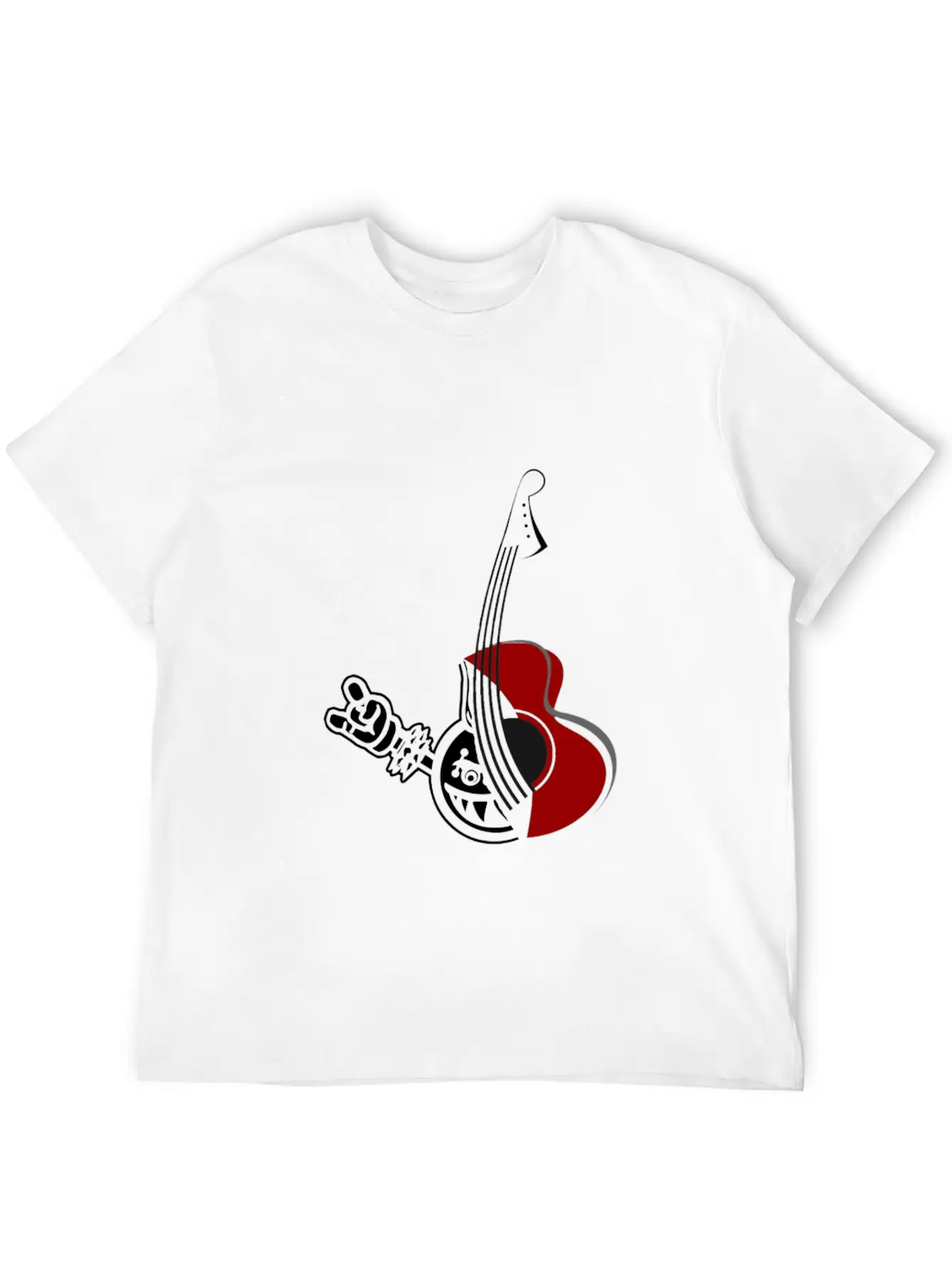 Metal Acoustic Guitar Stylish Everyday T-Shirt – Unisex Basic Cotton Tee