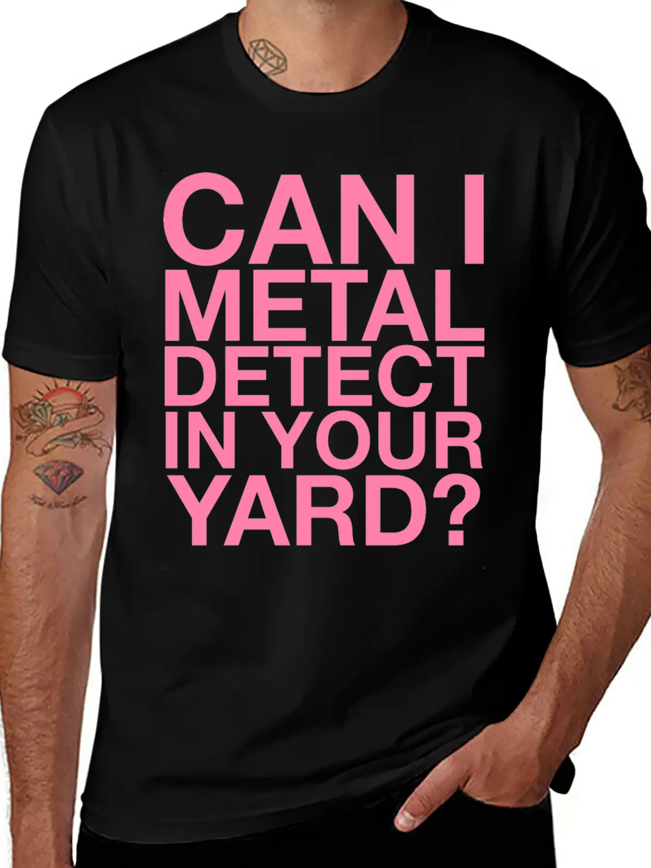 Metal Detector Hobby Metal Detecting Detectorist Basic Graphic T-Shirt – Daily Comfort In Soft Cotton