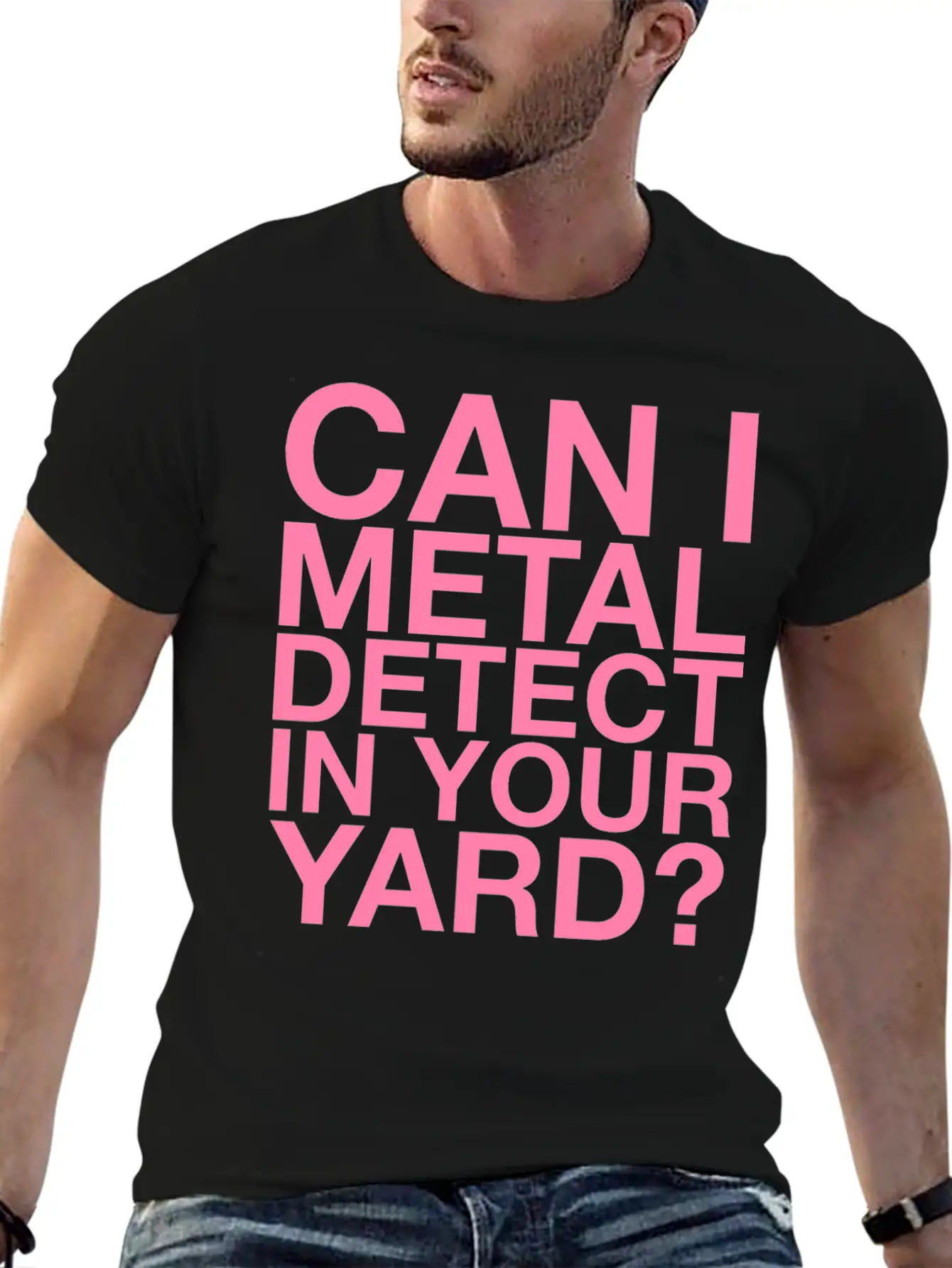 Metal Detector Hobby Metal Detecting Detectorist Basic Graphic T-Shirt – Daily Comfort In Soft Cotton