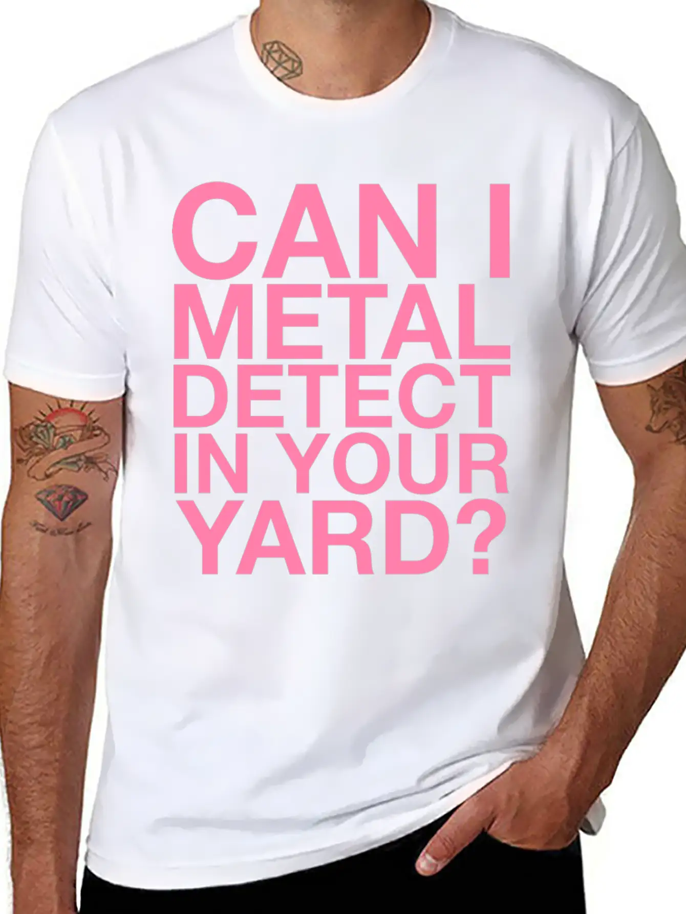Metal Detector Hobby Metal Detecting Detectorist Basic Graphic T-Shirt – Daily Comfort In Soft Cotton