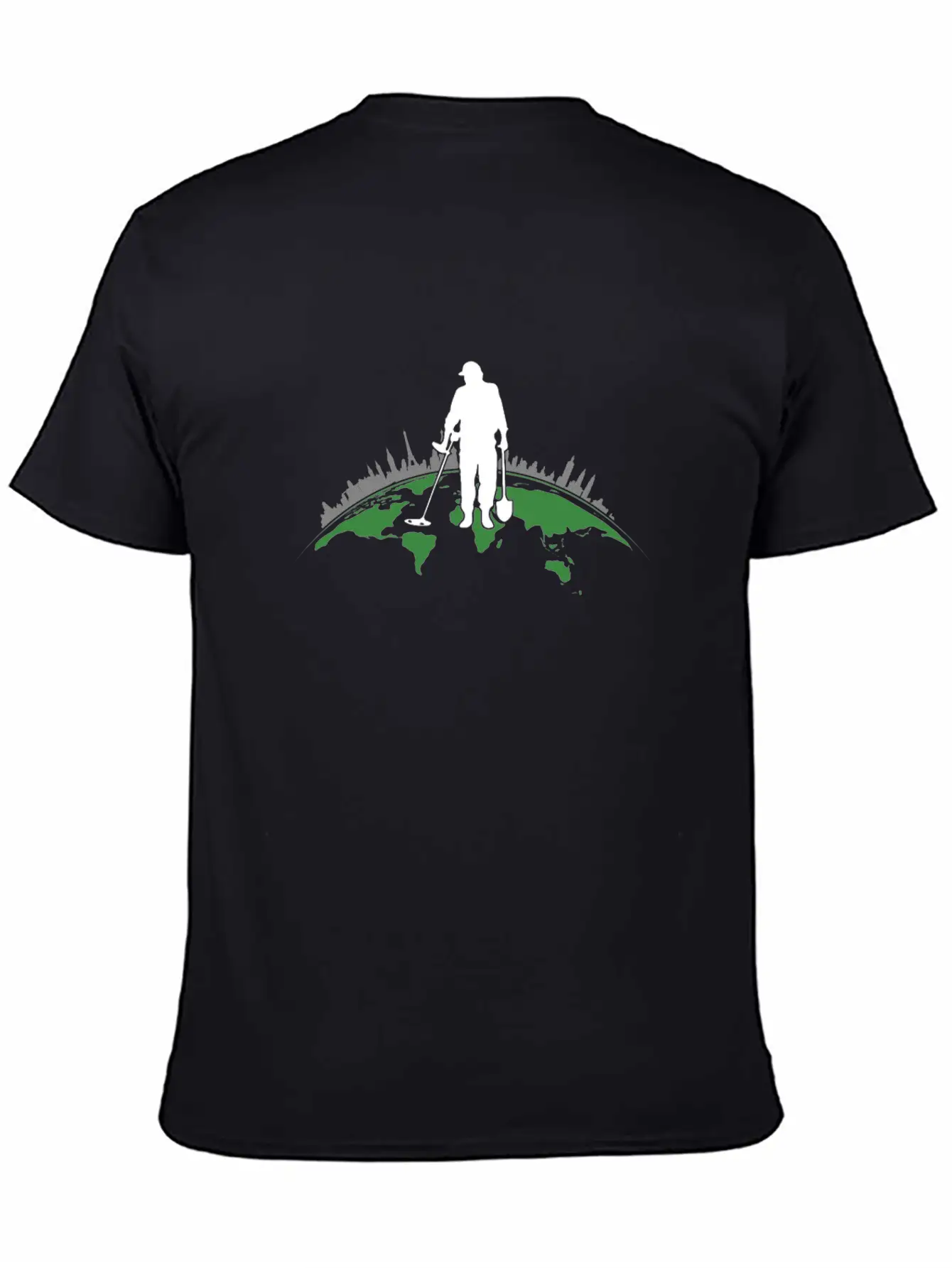 Metal Sensor Detectors Treasure Hunters Searching Basic Graphic T-Shirt – Daily Comfort In Soft Cotton