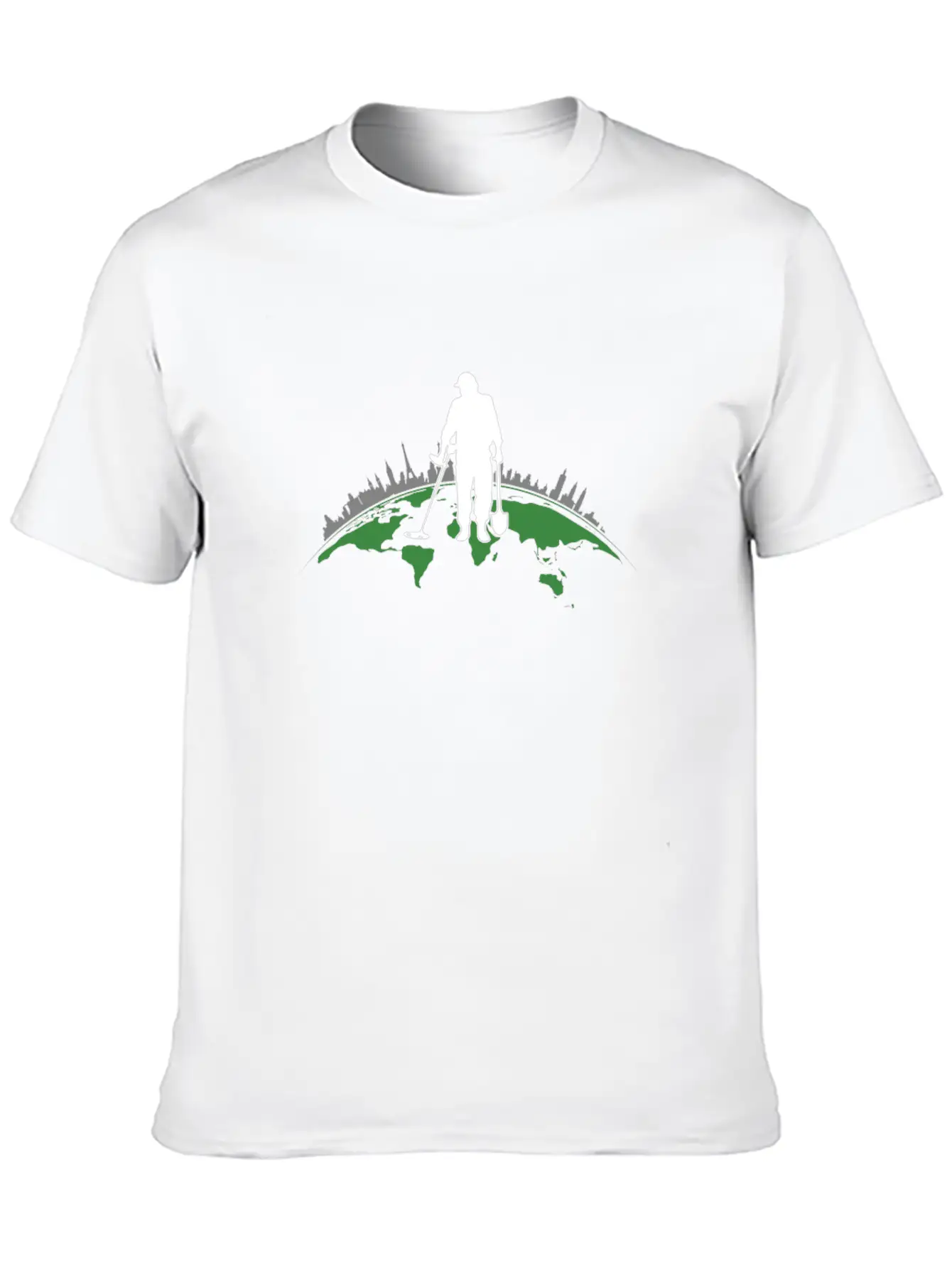 Metal Sensor Detectors Treasure Hunters Searching Basic Graphic T-Shirt – Daily Comfort In Soft Cotton