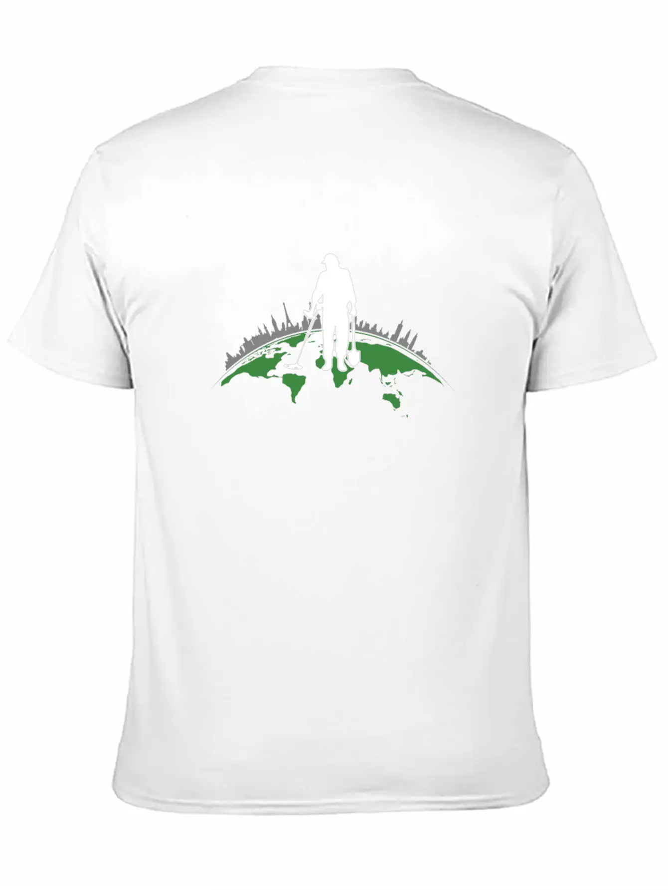 Metal Sensor Detectors Treasure Hunters Searching Basic Graphic T-Shirt – Daily Comfort In Soft Cotton