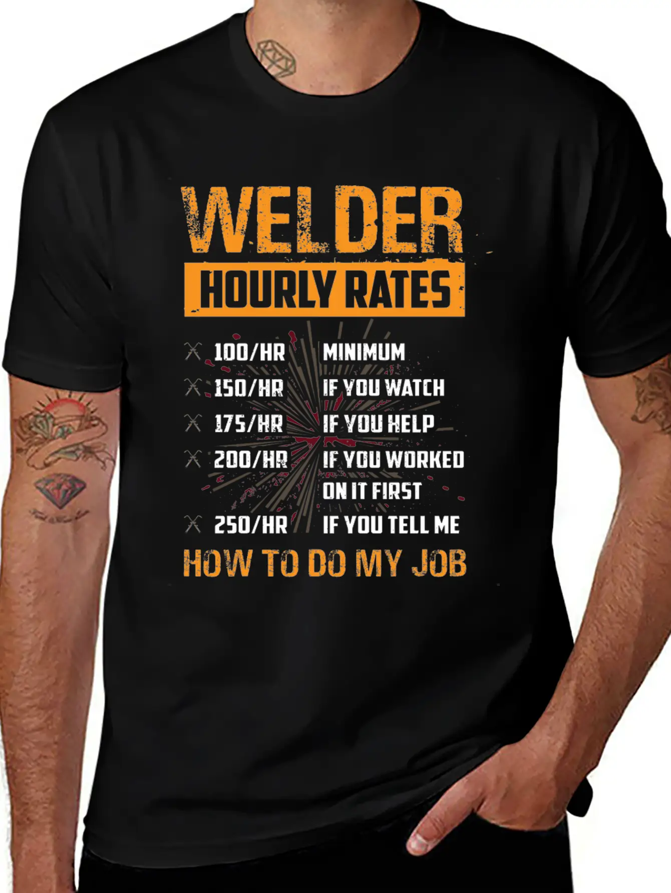Metal Worker Hourly Wage Metal Metal Construction Unisex Short Sleeve Soft Cotton T-Shirt – Casual Everyday Wear