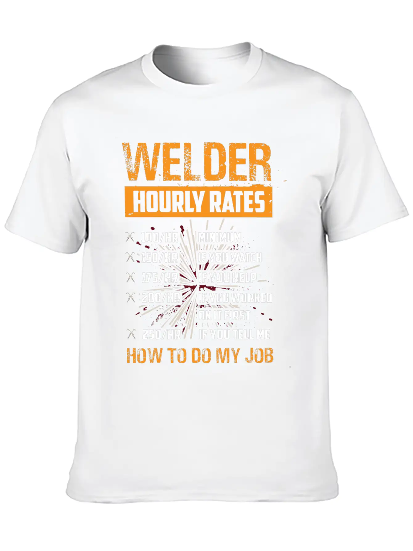 Metal Worker Hourly Wage Metal Metal Construction Unisex Short Sleeve Soft Cotton T-Shirt – Casual Everyday Wear