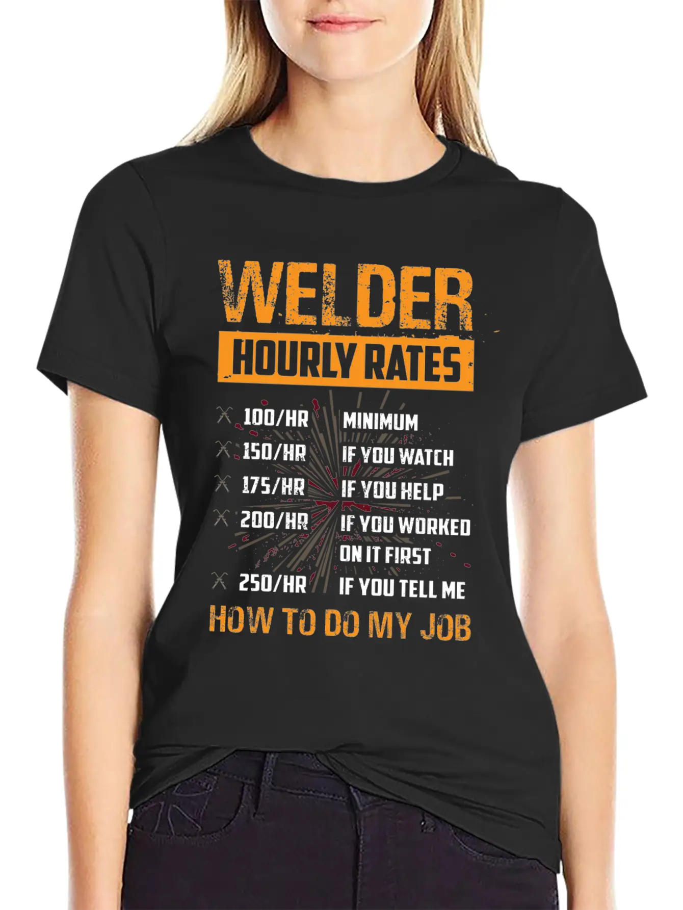 Metal Worker Hourly Wage Metal Metal Construction Unisex Short Sleeve Soft Cotton T-Shirt – Casual Everyday Wear