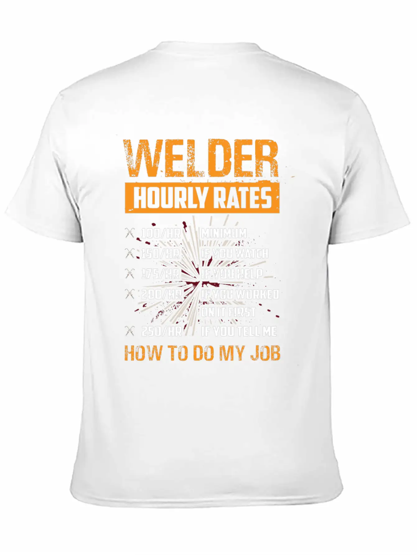 Metal Worker Hourly Wage Metal Metal Construction Unisex Short Sleeve Soft Cotton T-Shirt – Casual Everyday Wear