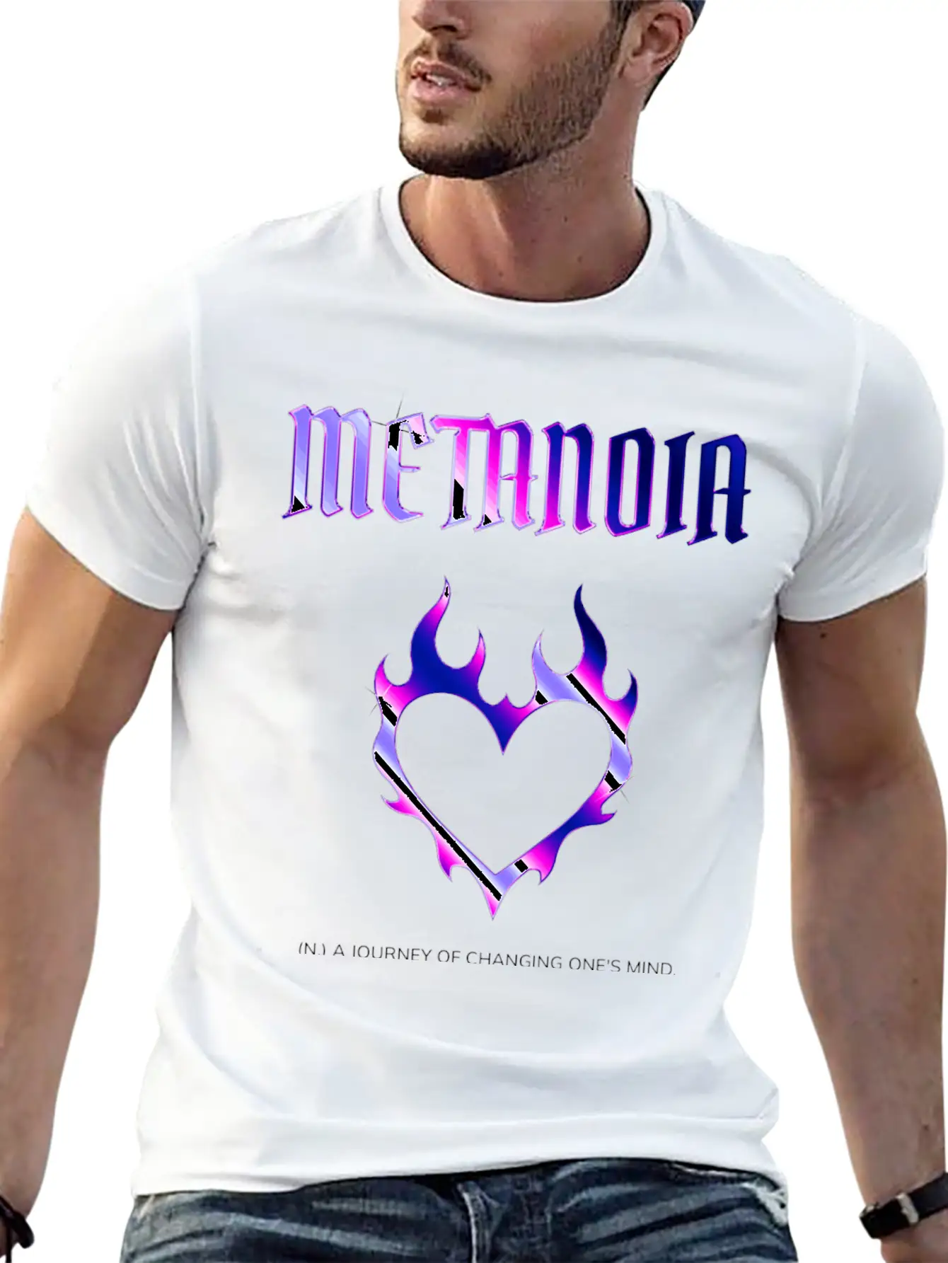 METANOIA Comfortable Minimalist Graphic Tee – Summer Style Essential