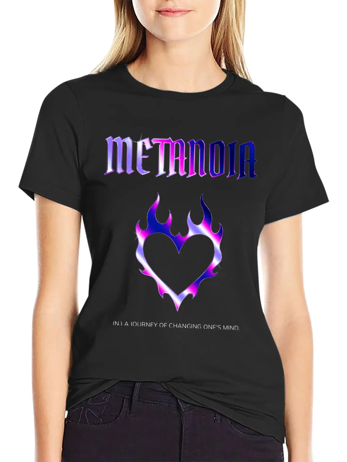 METANOIA Comfortable Minimalist Graphic Tee – Summer Style Essential