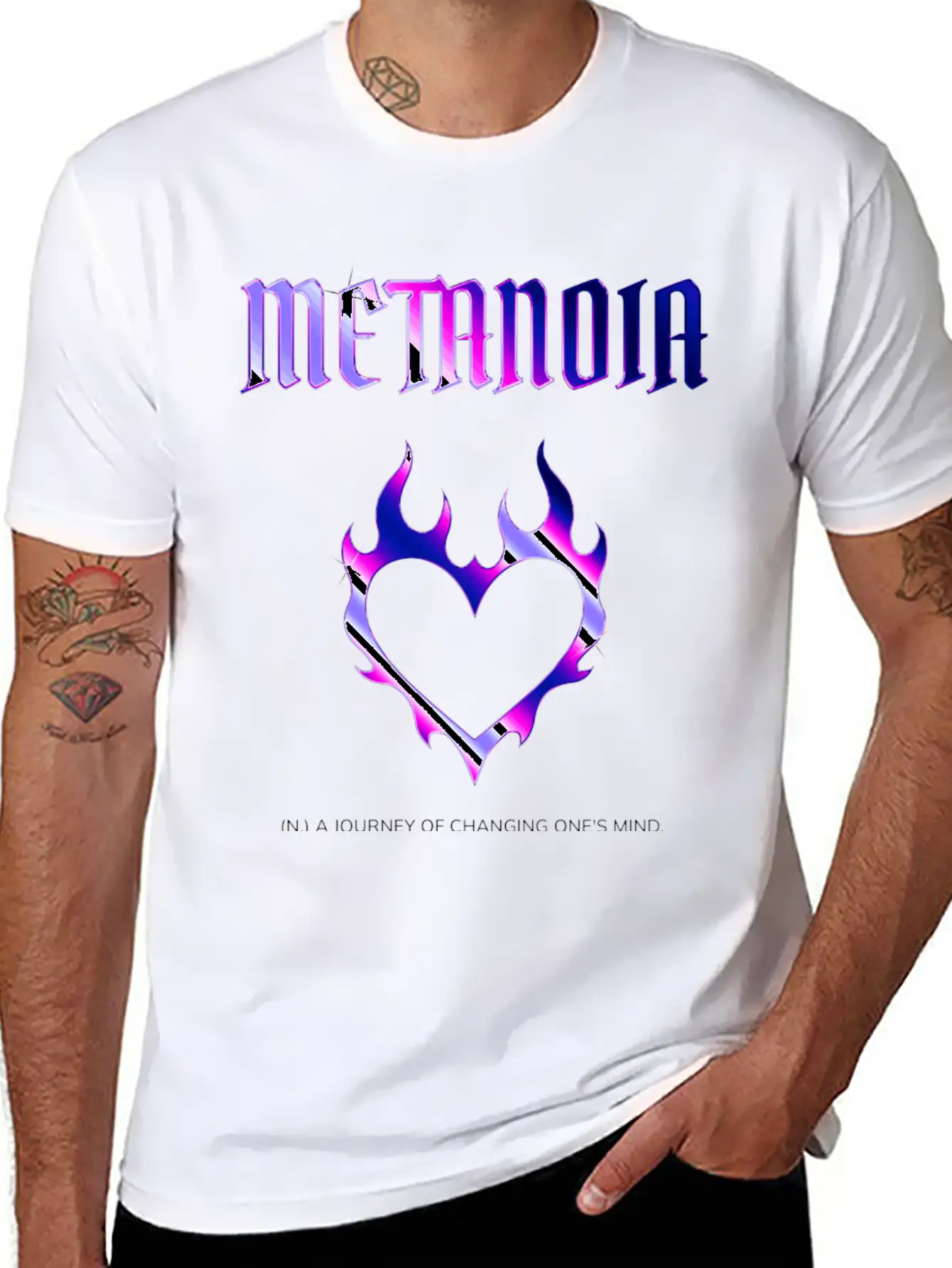 METANOIA Comfortable Minimalist Graphic Tee – Summer Style Essential