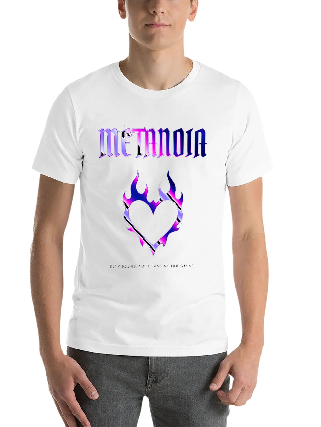 METANOIA Comfortable Minimalist Graphic Tee – Summer Style Essential