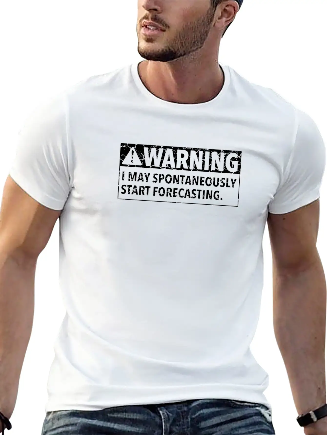 Meteorologist Storm Chaser Weather Meteorology Relaxed Everyday Tee – Lightweight And Durable Cotton