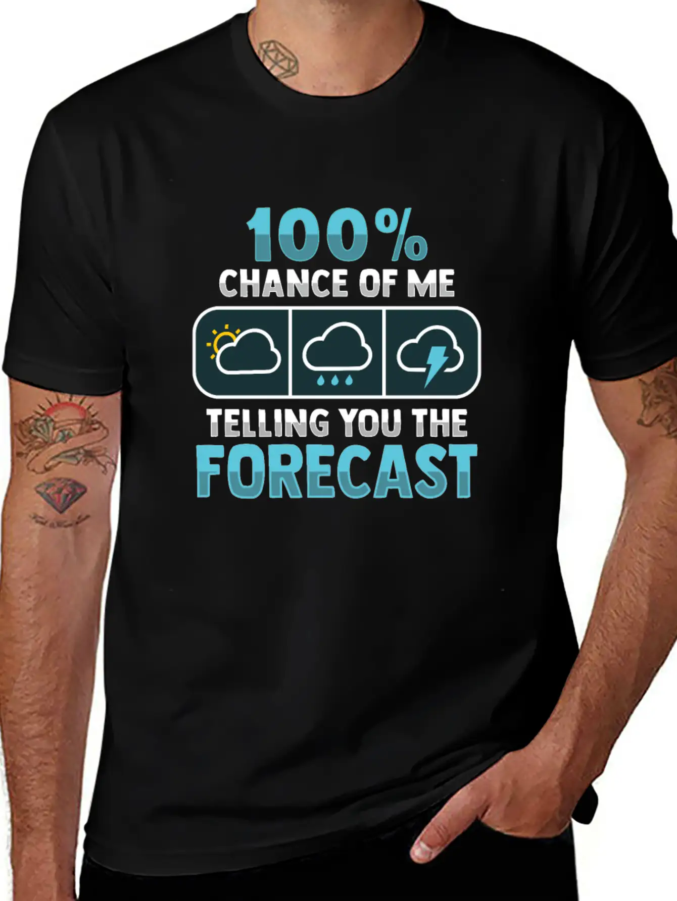 Meteorologist Weather Forecast Weatherman Unisex Casual T-Shirt – Clean Design For Daily Comfort