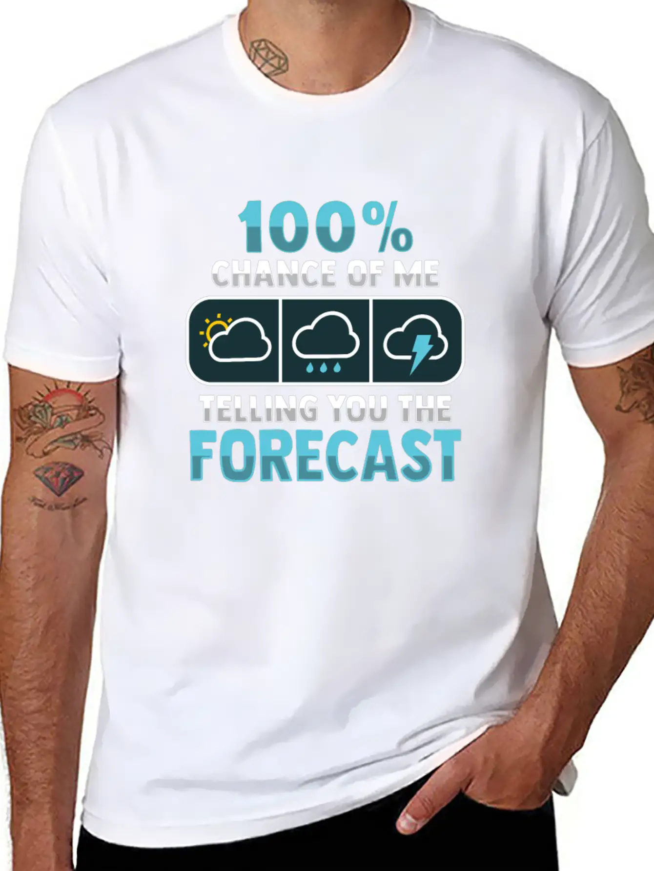 Meteorologist Weather Forecast Weatherman Unisex Casual T-Shirt – Clean Design For Daily Comfort