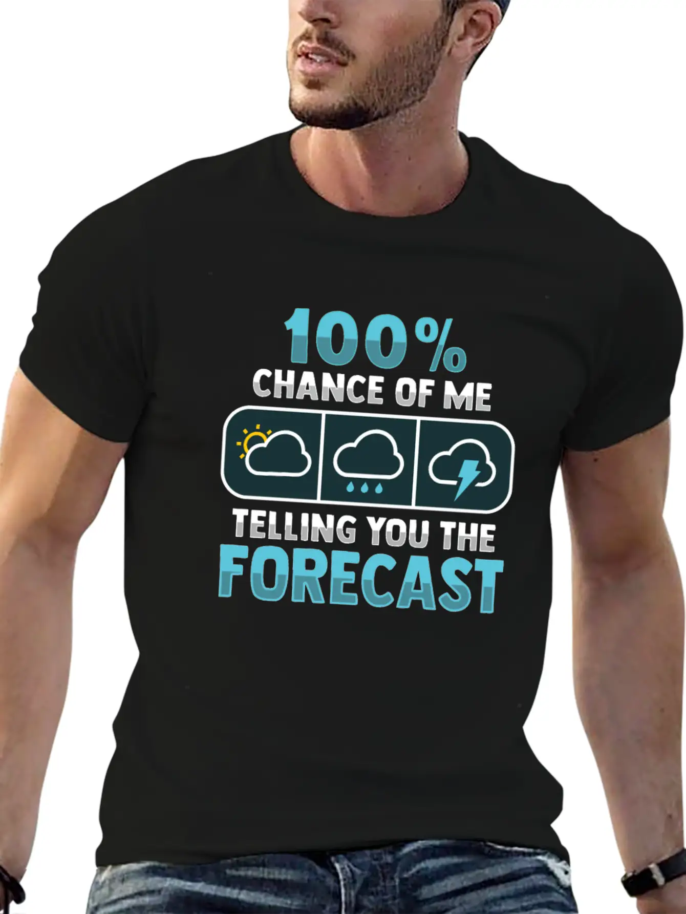 Meteorologist Weather Forecast Weatherman Unisex Casual T-Shirt – Clean Design For Daily Comfort