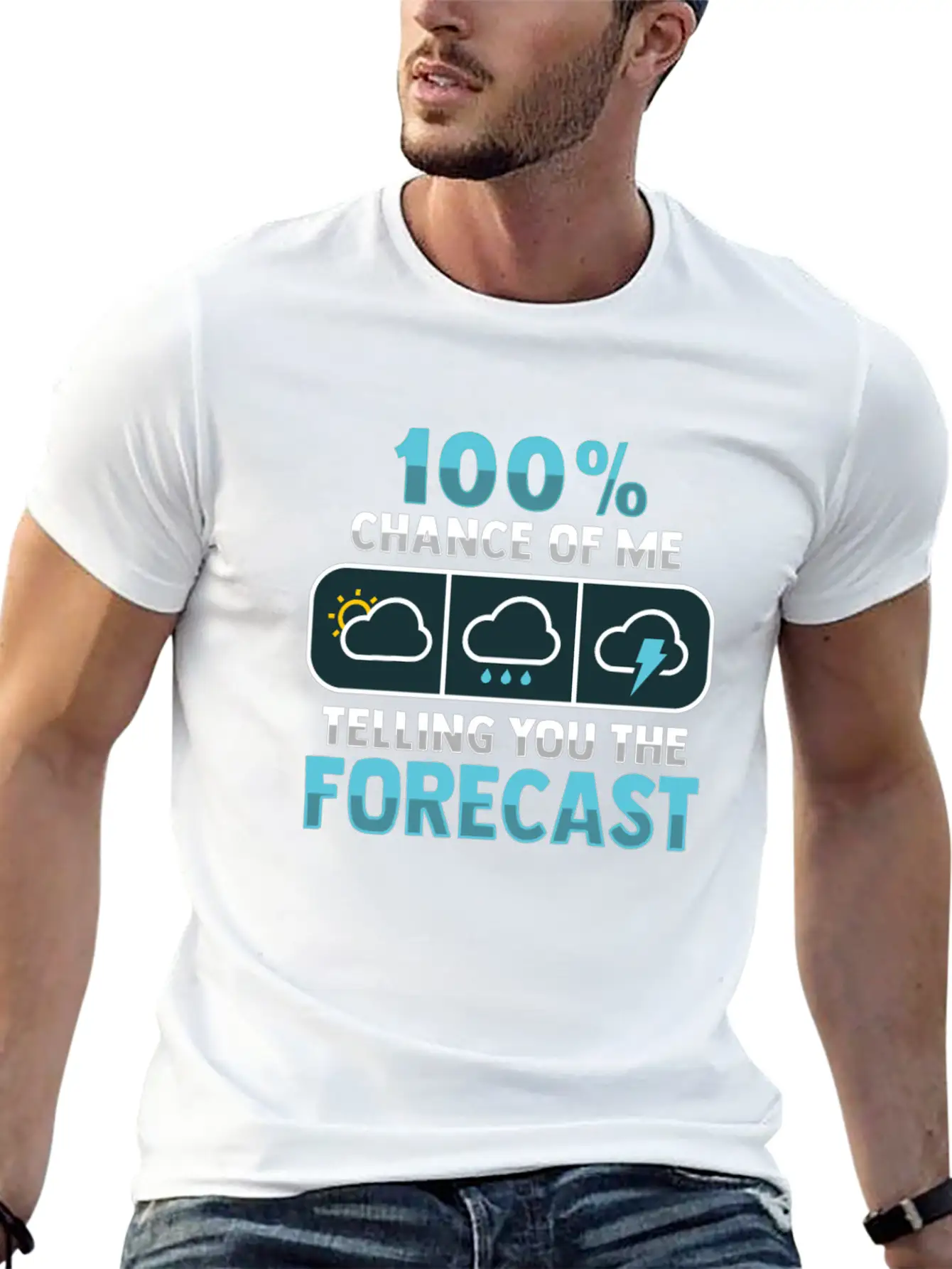 Meteorologist Weather Forecast Weatherman Unisex Casual T-Shirt – Clean Design For Daily Comfort