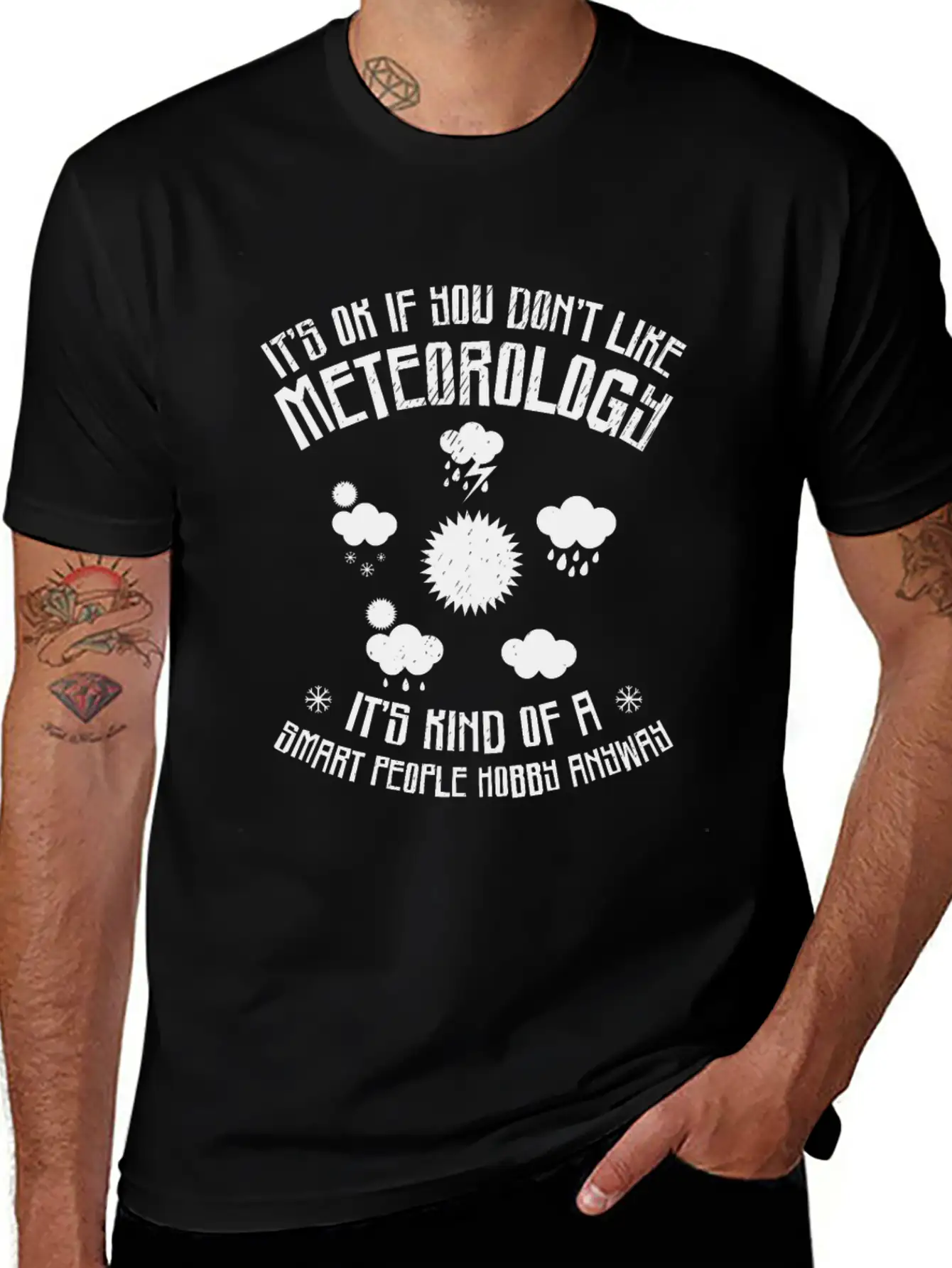 Meteorology Meteorologist Weatherman Forecasting Comfortable Minimalist Graphic Tee – Summer Style Essential
