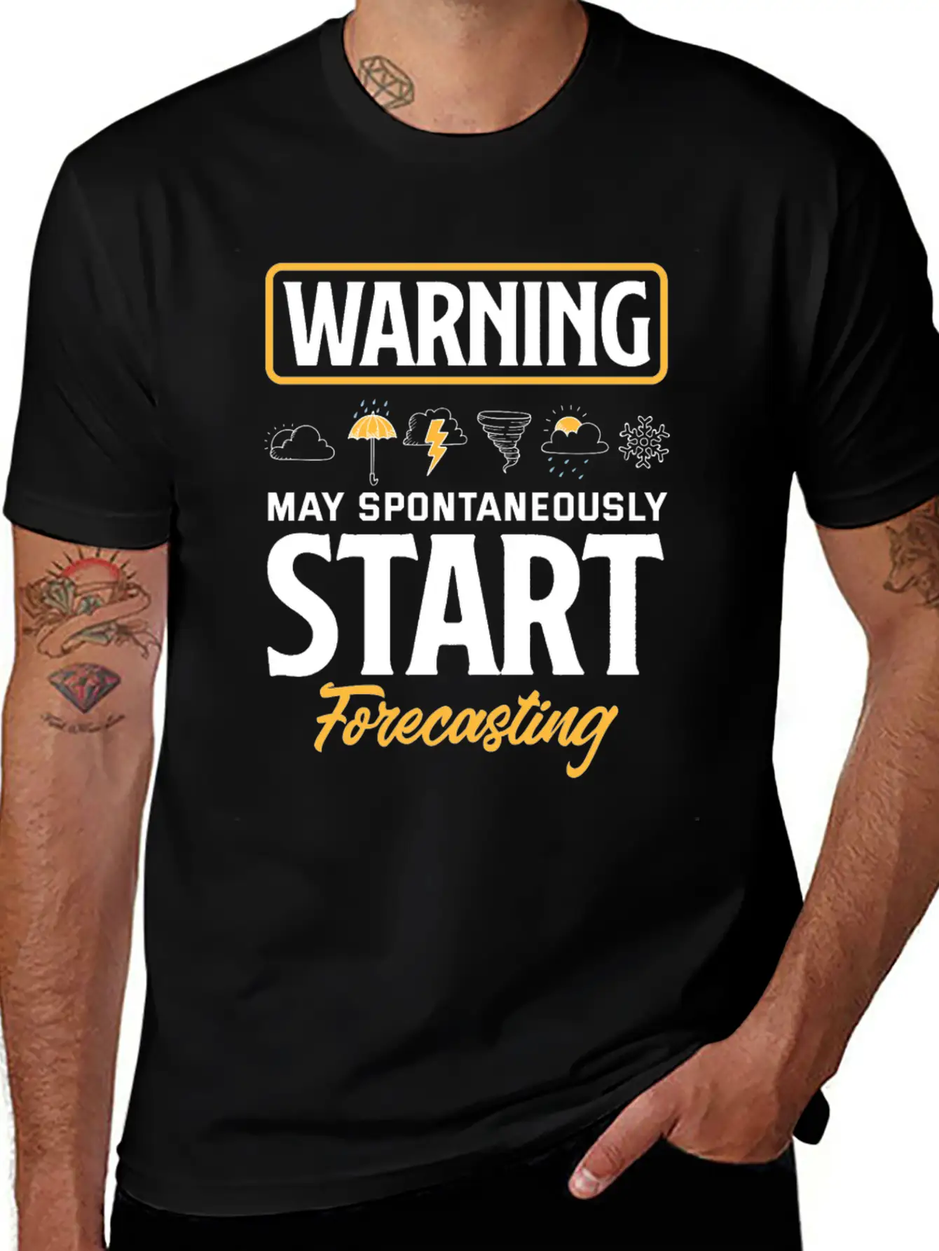 Meteorology Meteorologist Weathermen Gift Stylish Everyday T-Shirt – Unisex Basic Cotton Tee