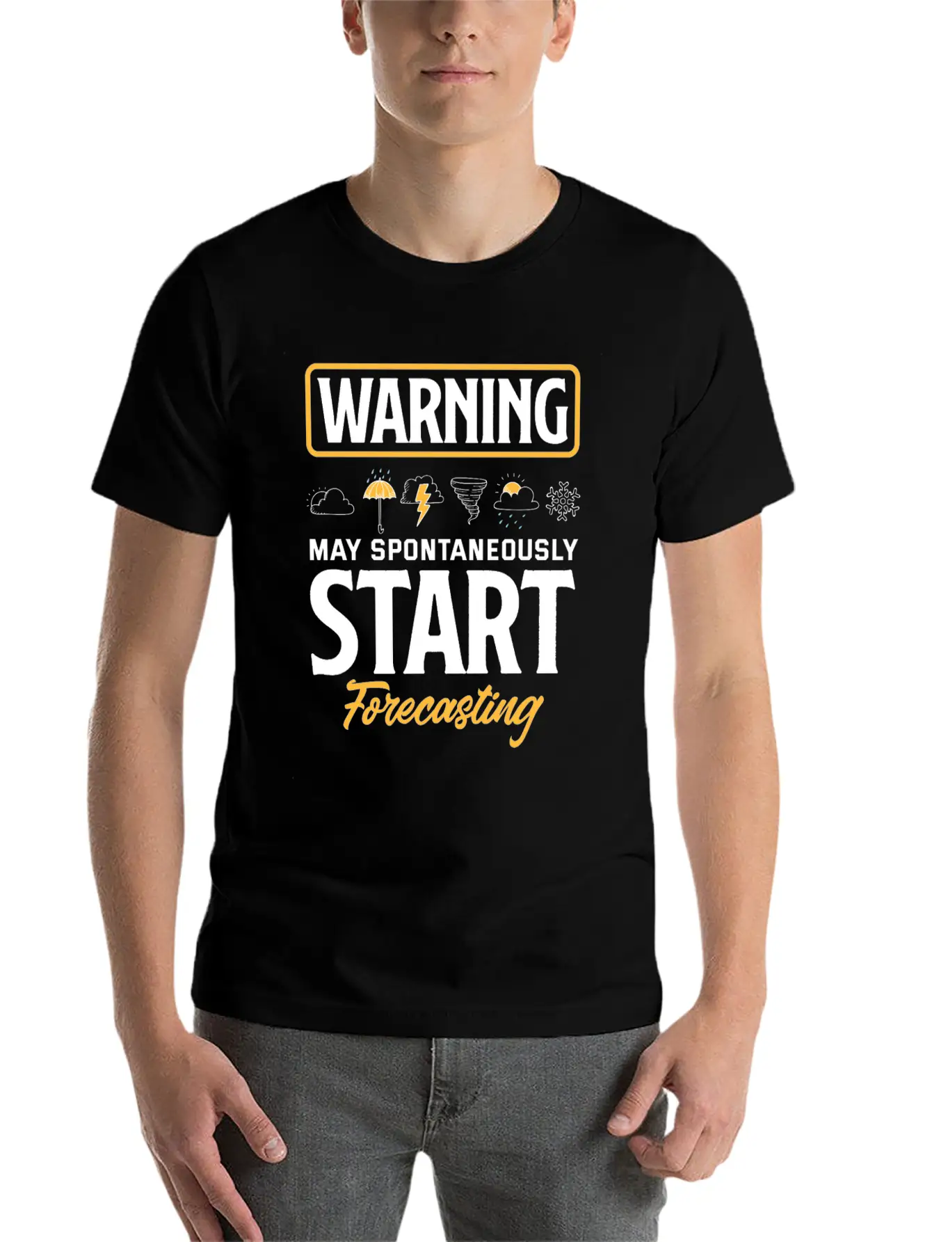 Meteorology Meteorologist Weathermen Gift Stylish Everyday T-Shirt – Unisex Basic Cotton Tee