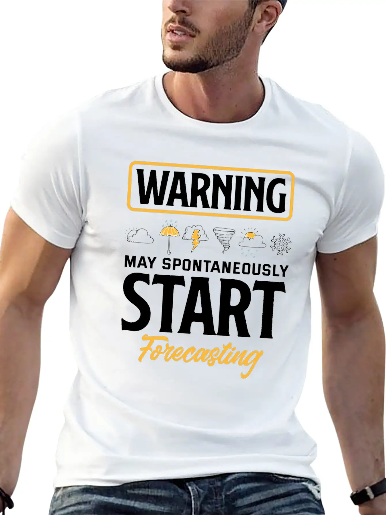 Meteorology Meteorologist Weathermen Gift Stylish Everyday T-Shirt – Unisex Basic Cotton Tee