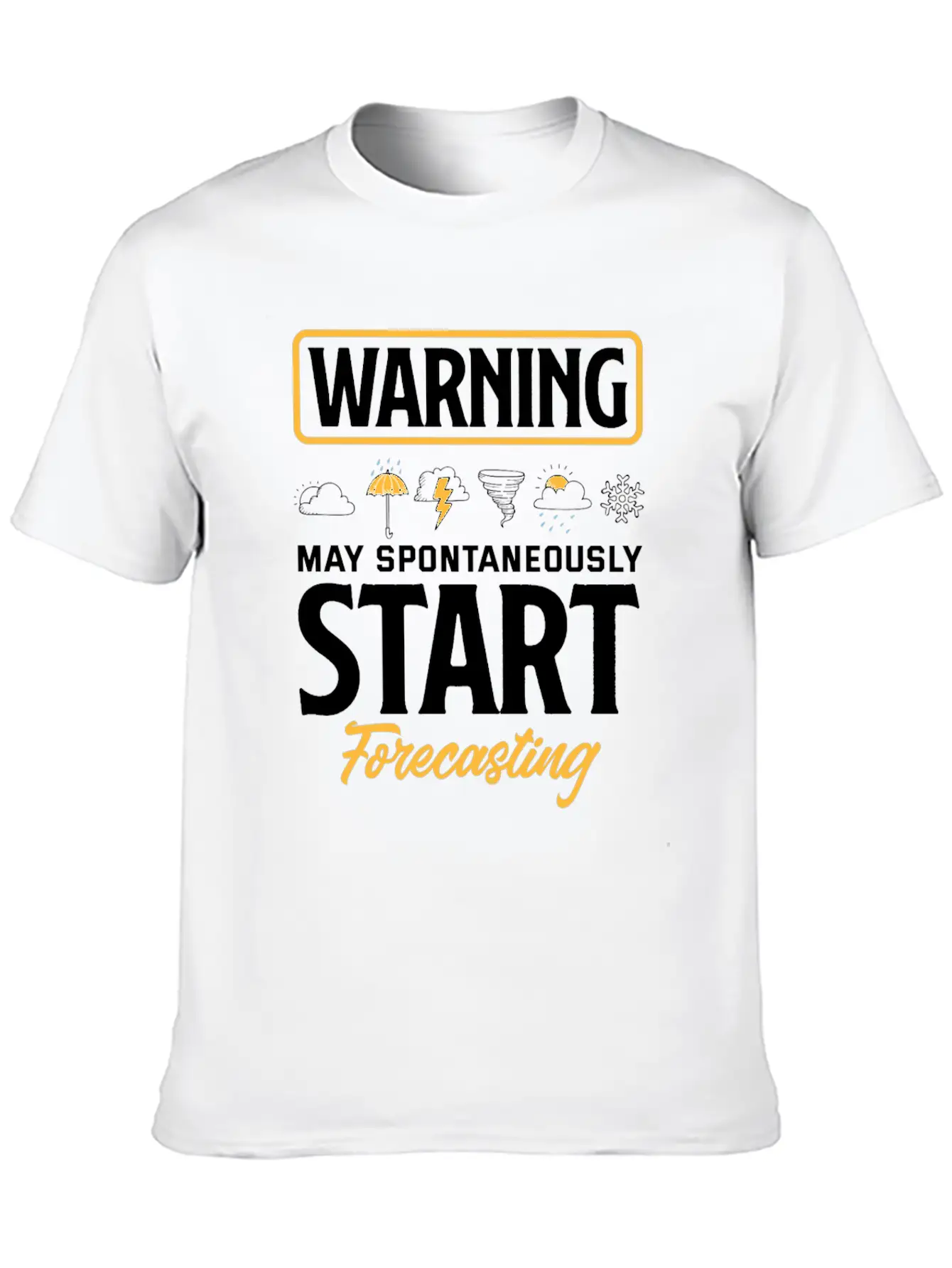 Meteorology Meteorologist Weathermen Gift Stylish Everyday T-Shirt – Unisex Basic Cotton Tee