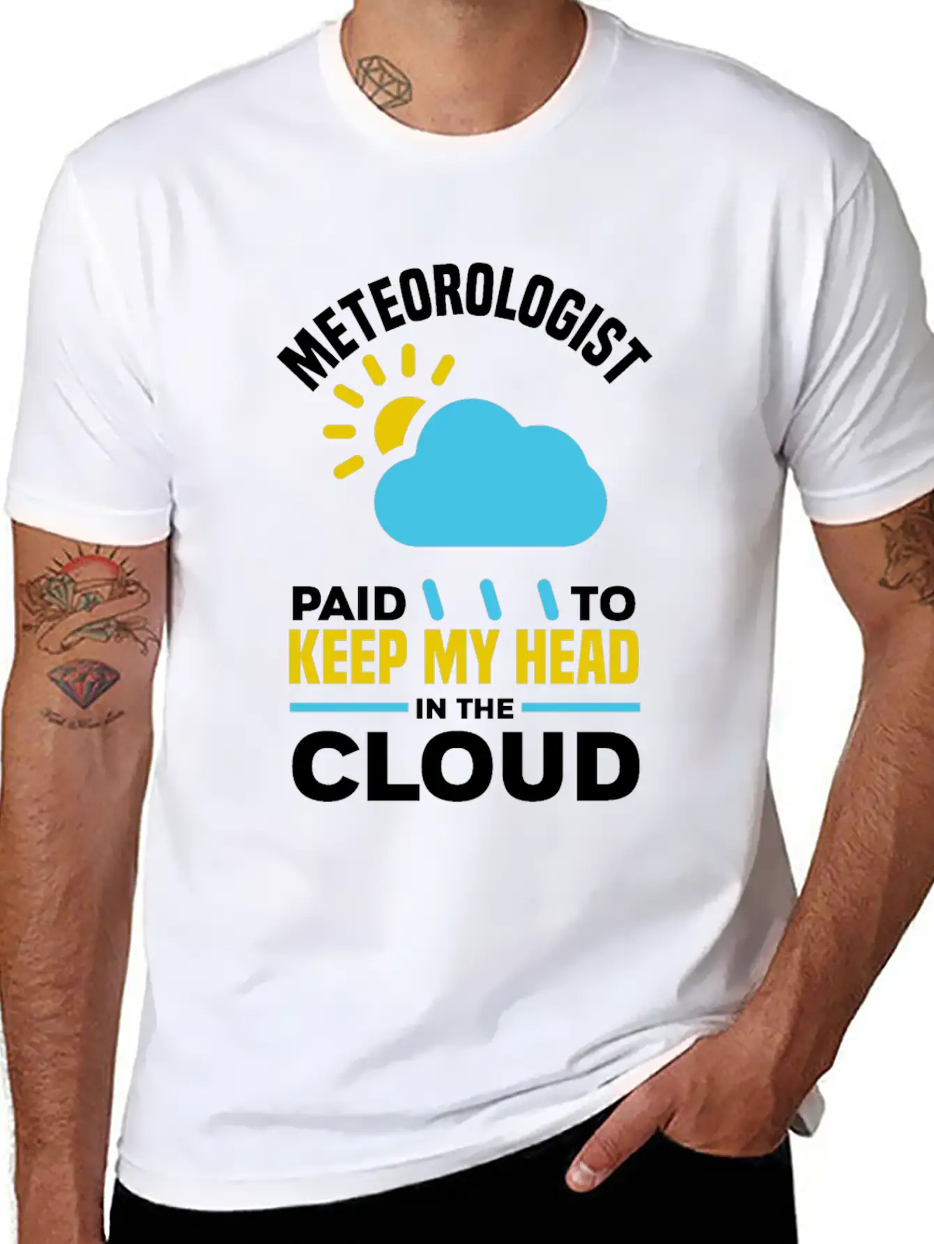 Meteorology Meteorologist Weathermen Gift Unisex Casual T-Shirt – Clean Design For Daily Comfort
