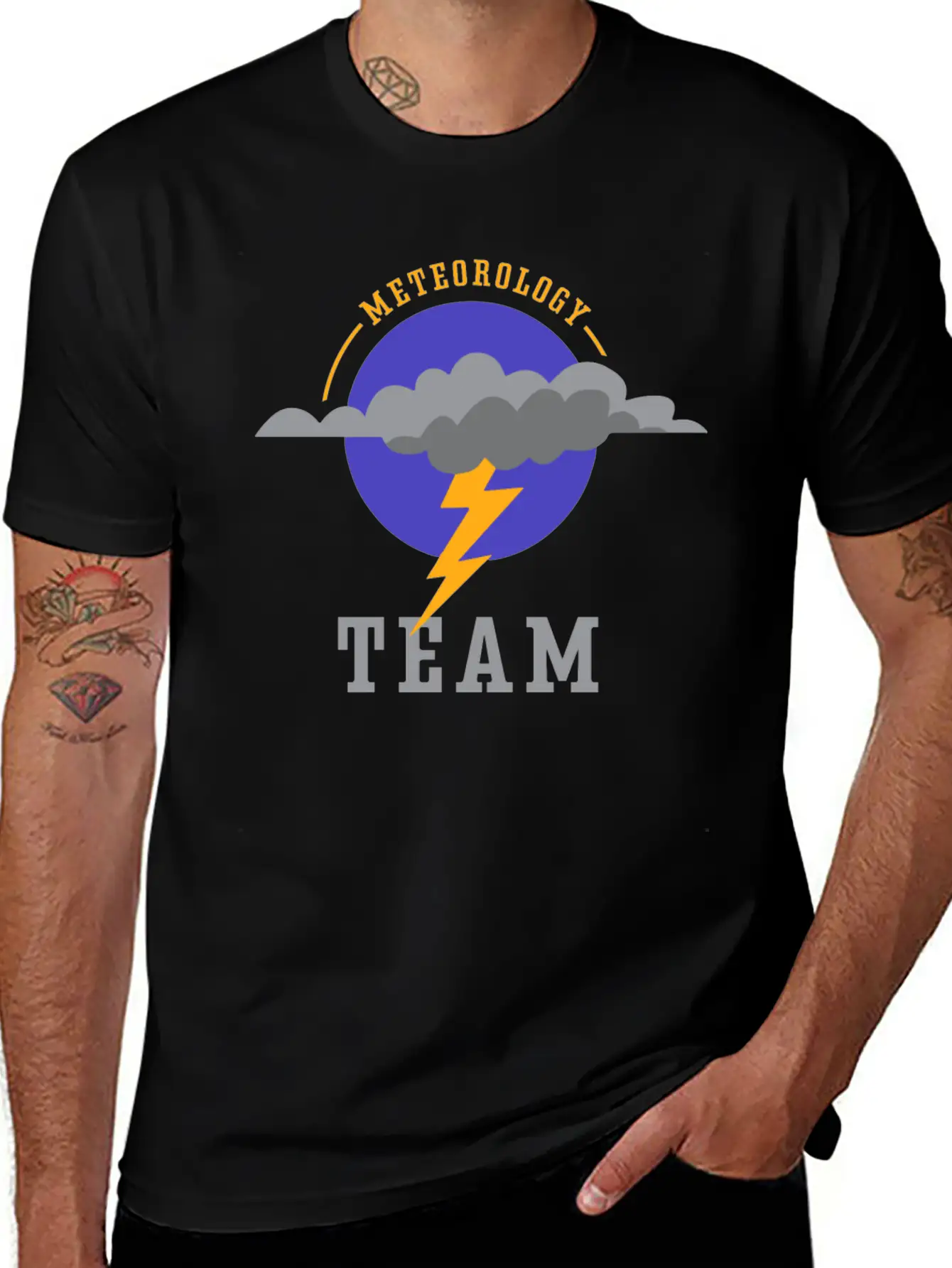 Meteorology Team Weather Job Meteorologist Unisex Short Sleeve Soft Cotton T-Shirt – Casual Everyday Wear