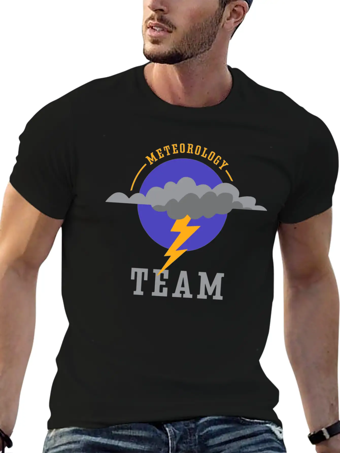 Meteorology Team Weather Job Meteorologist Unisex Short Sleeve Soft Cotton T-Shirt – Casual Everyday Wear