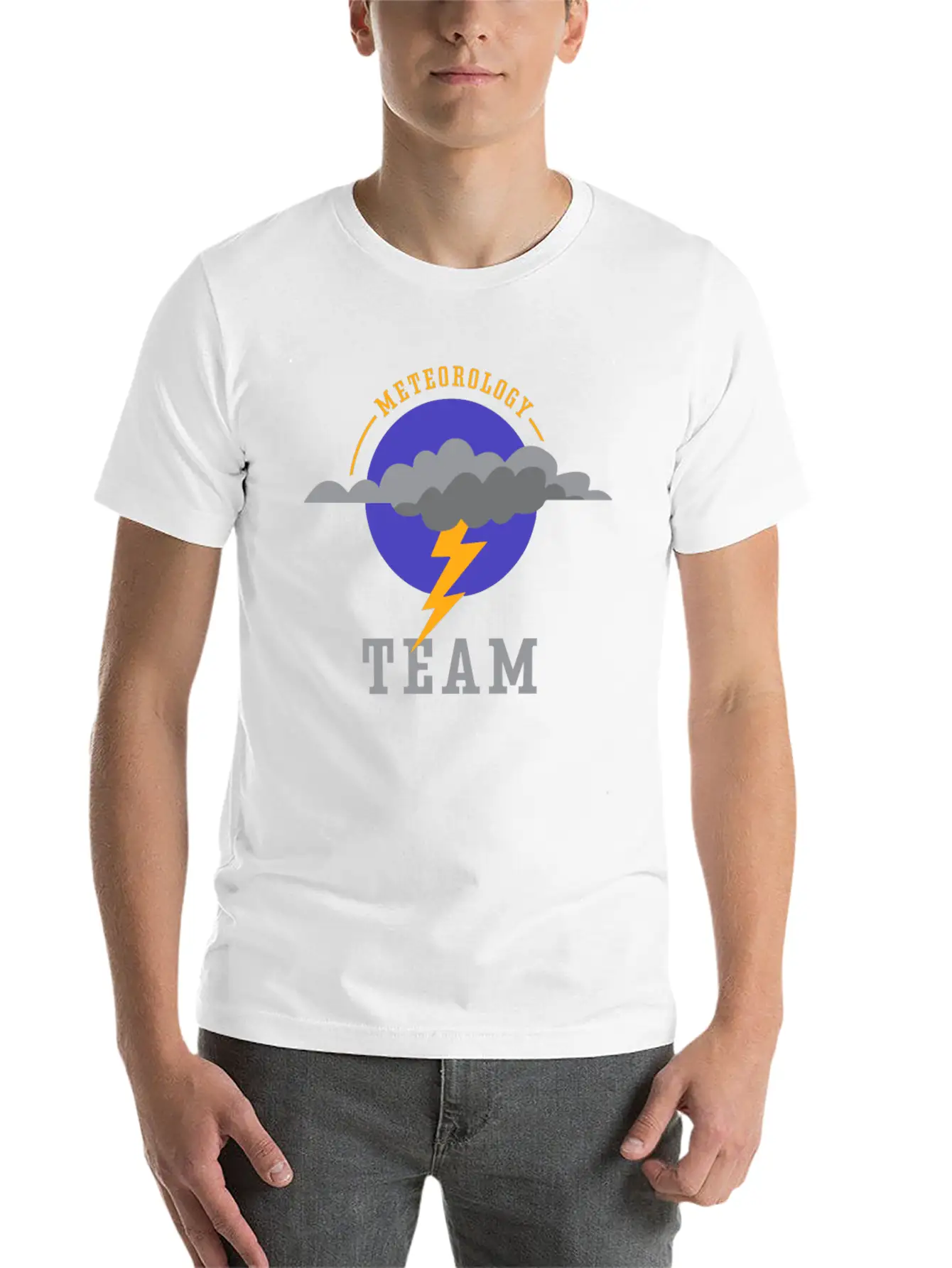 Meteorology Team Weather Job Meteorologist Unisex Short Sleeve Soft Cotton T-Shirt – Casual Everyday Wear