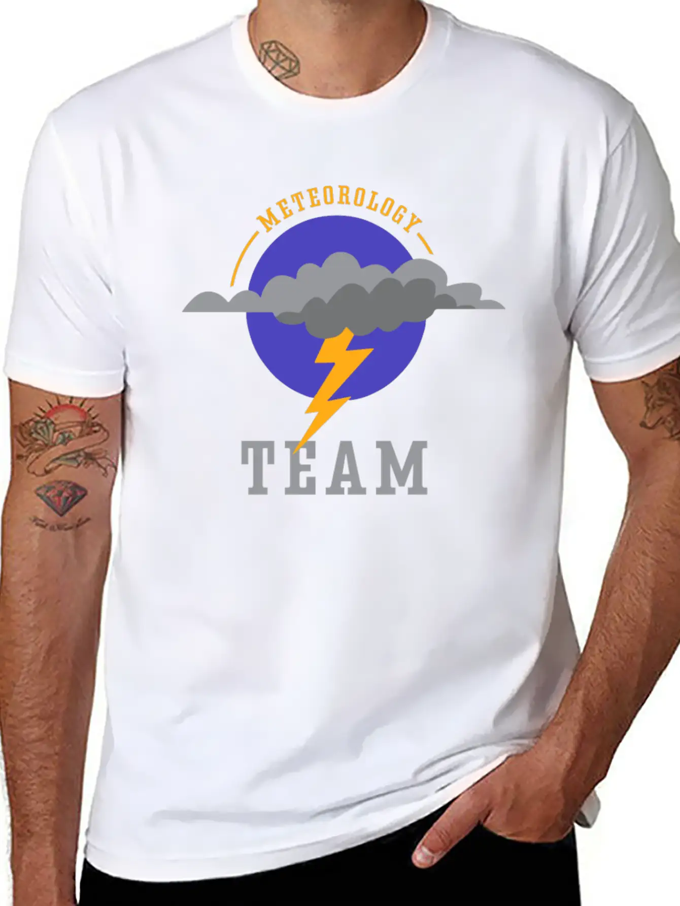 Meteorology Team Weather Job Meteorologist Unisex Short Sleeve Soft Cotton T-Shirt – Casual Everyday Wear