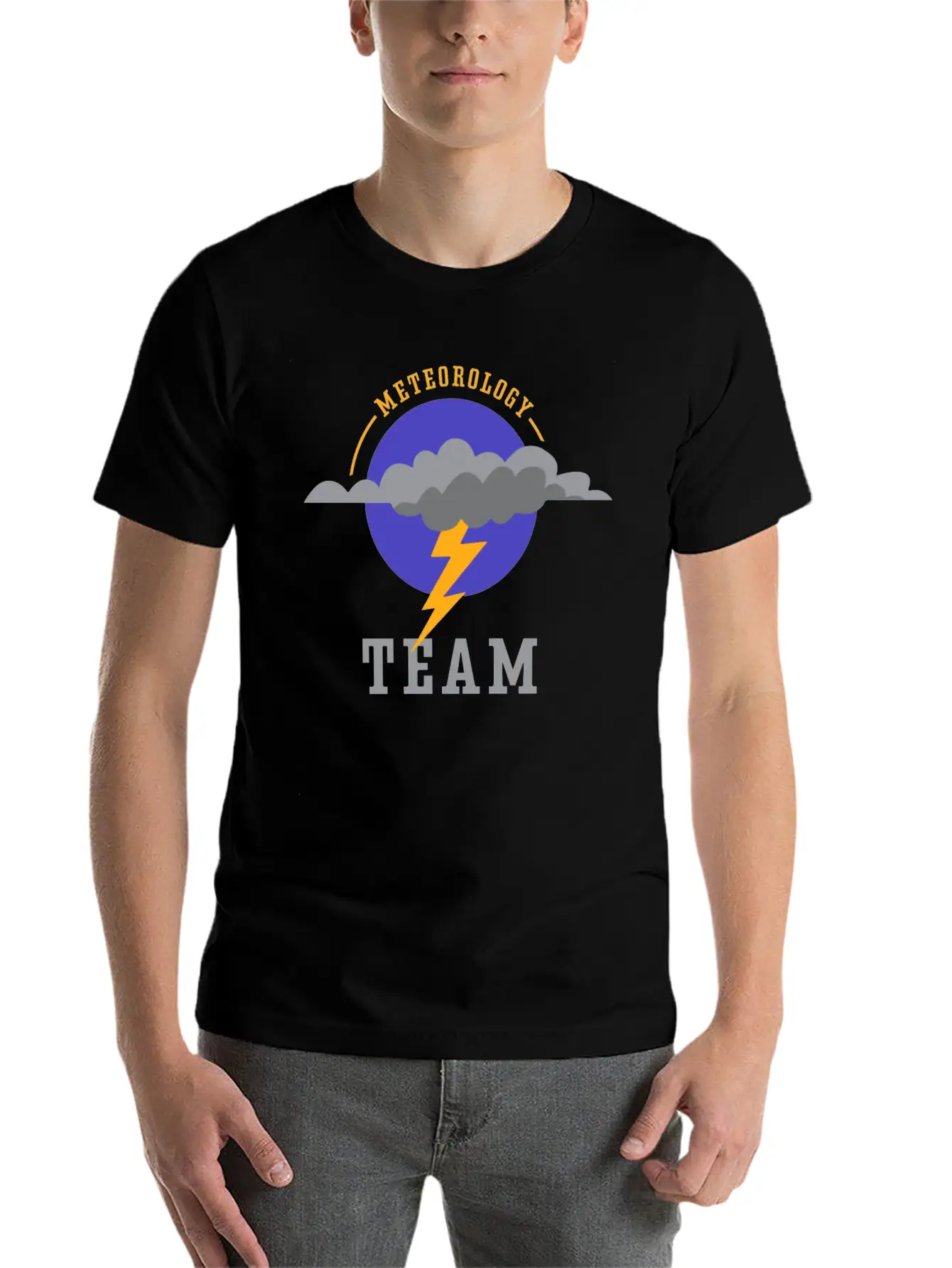 Meteorology Team Weather Job Meteorologist Unisex Short Sleeve Soft Cotton T-Shirt – Casual Everyday Wear