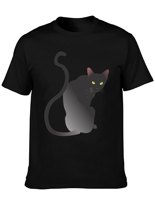 Black Cat Graphic T-Shirt