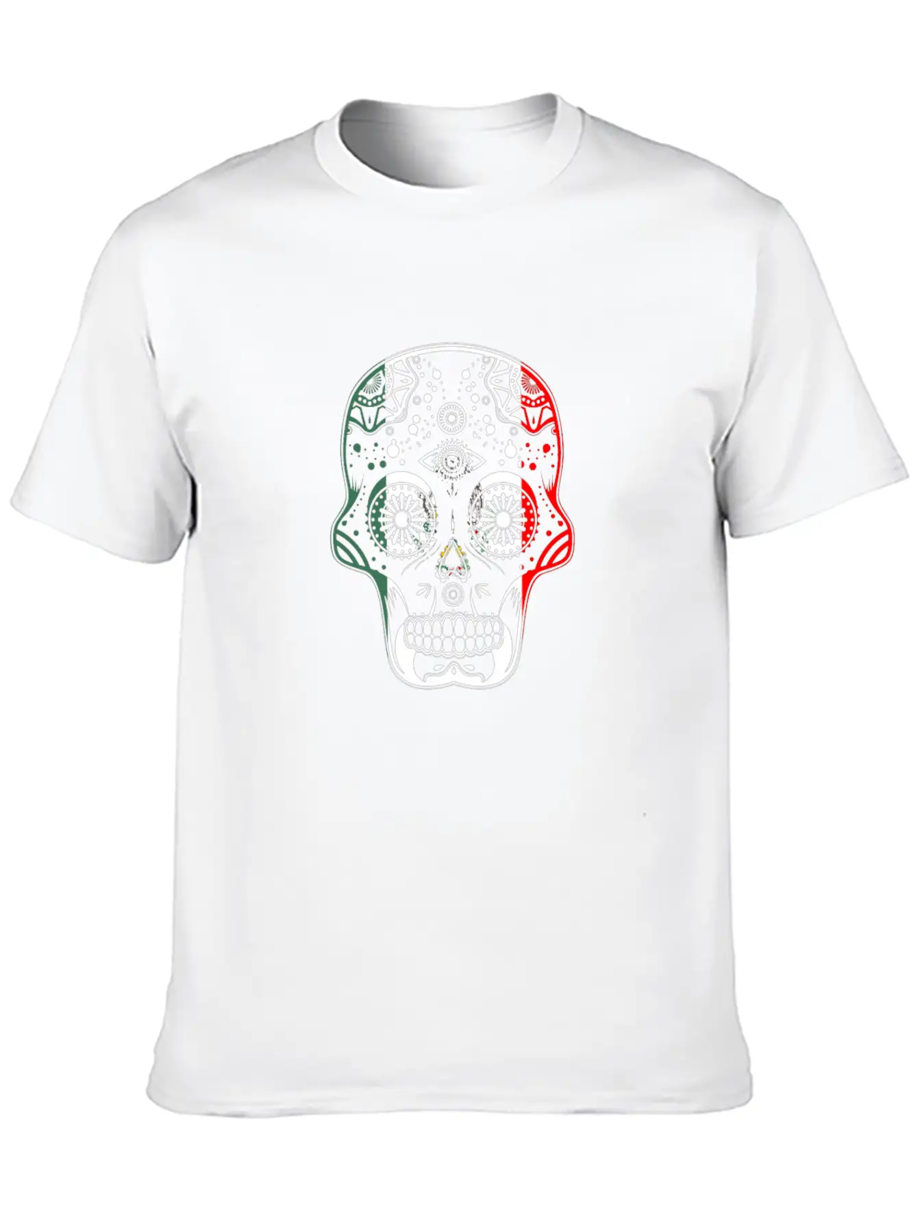 Mexican Design Mexican Flag Design For Mexican Unisex Short Sleeve Soft Cotton T-Shirt – Casual Everyday Wear