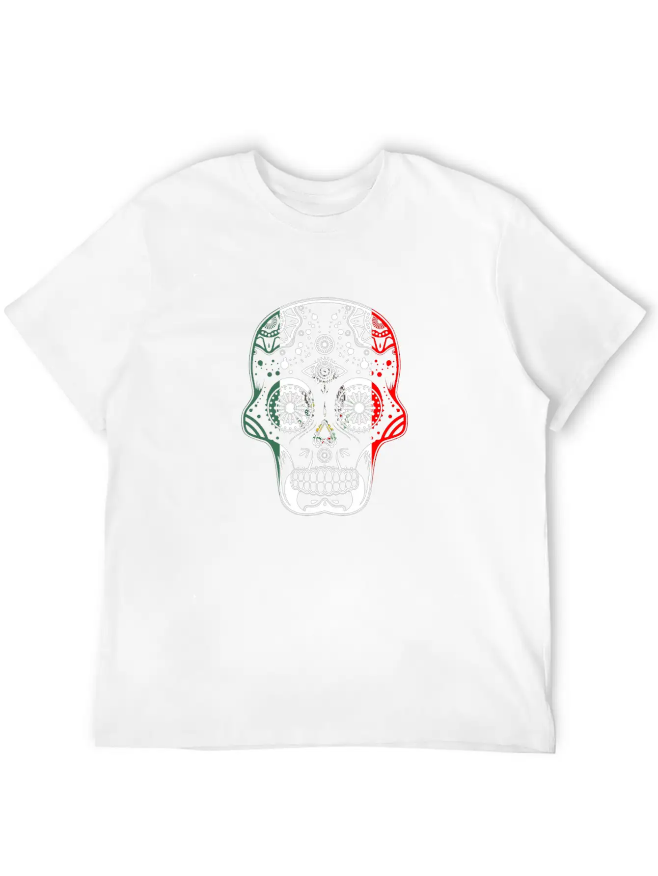 Mexican Design Mexican Flag Design For Mexican Unisex Short Sleeve Soft Cotton T-Shirt – Casual Everyday Wear