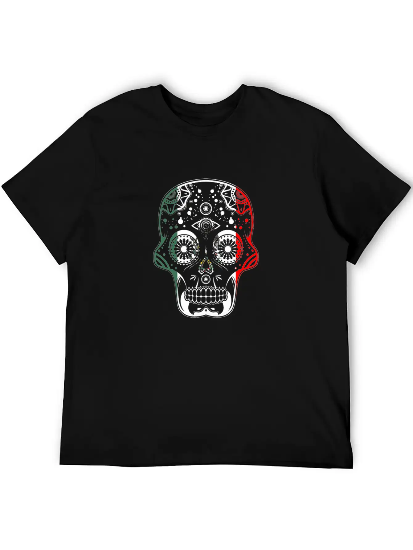 Mexican Design Mexican Flag Design For Mexican Unisex Short Sleeve Soft Cotton T-Shirt – Casual Everyday Wear