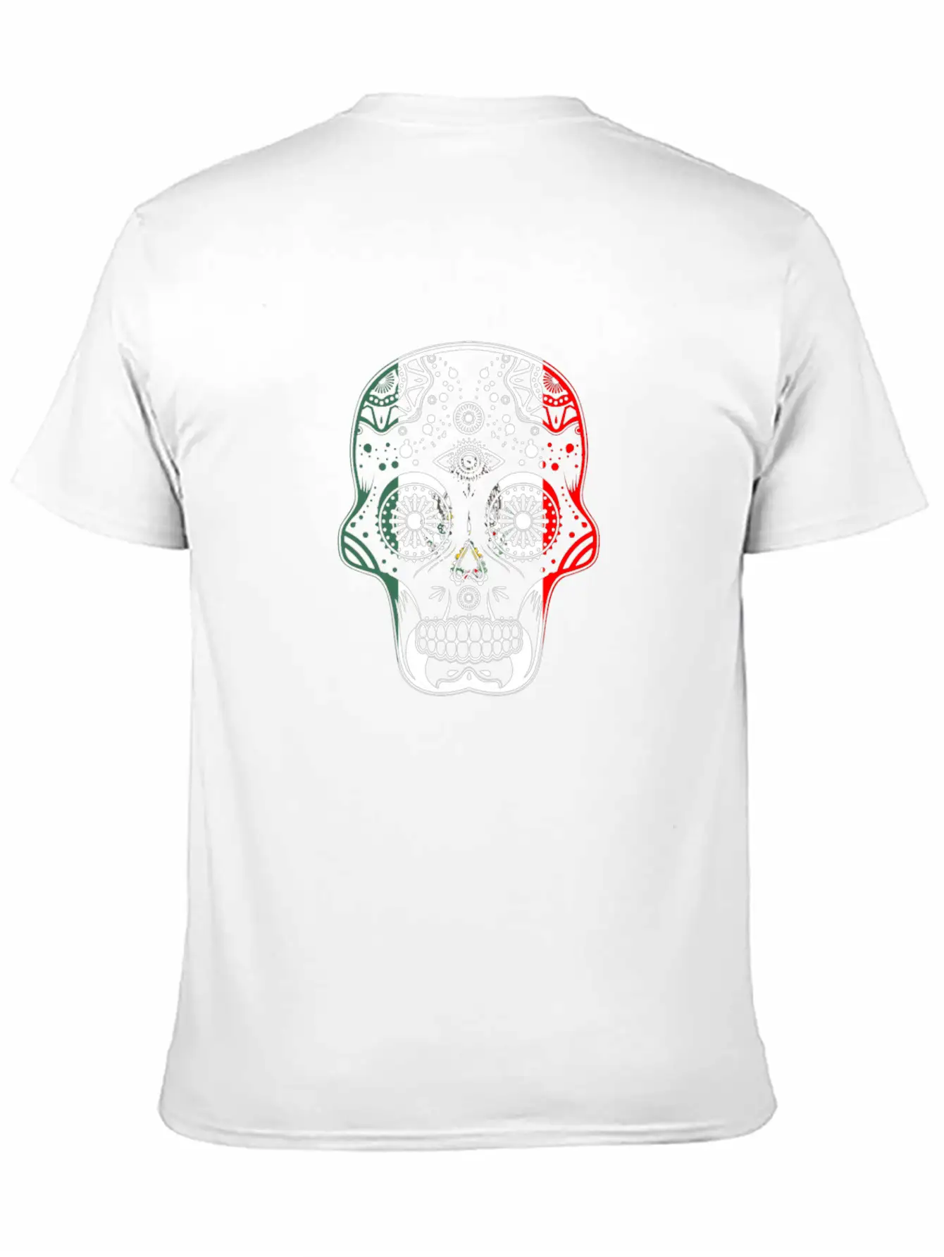Mexican Design Mexican Flag Design For Mexican Unisex Short Sleeve Soft Cotton T-Shirt – Casual Everyday Wear