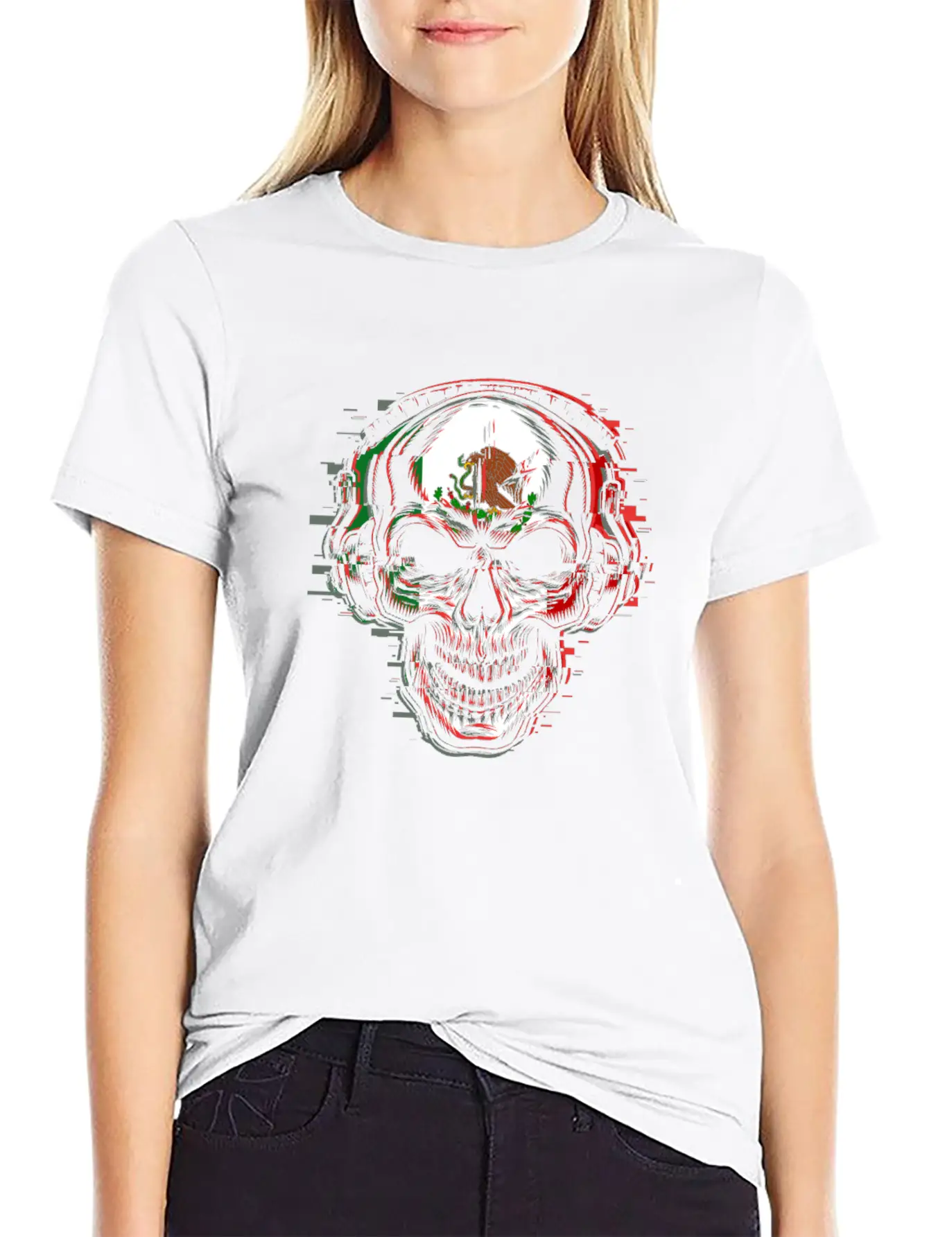 Mexican Skull EDM Musician Electronic Music Mexico Comfortable Minimalist Graphic Tee – Summer Style Essential