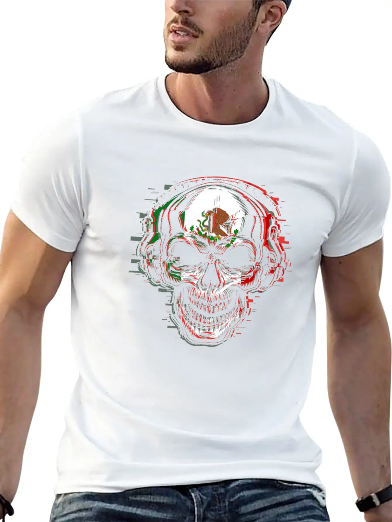 Mexican Skull EDM Musician Electronic Music Mexico Comfortable Minimalist Graphic Tee – Summer Style Essential