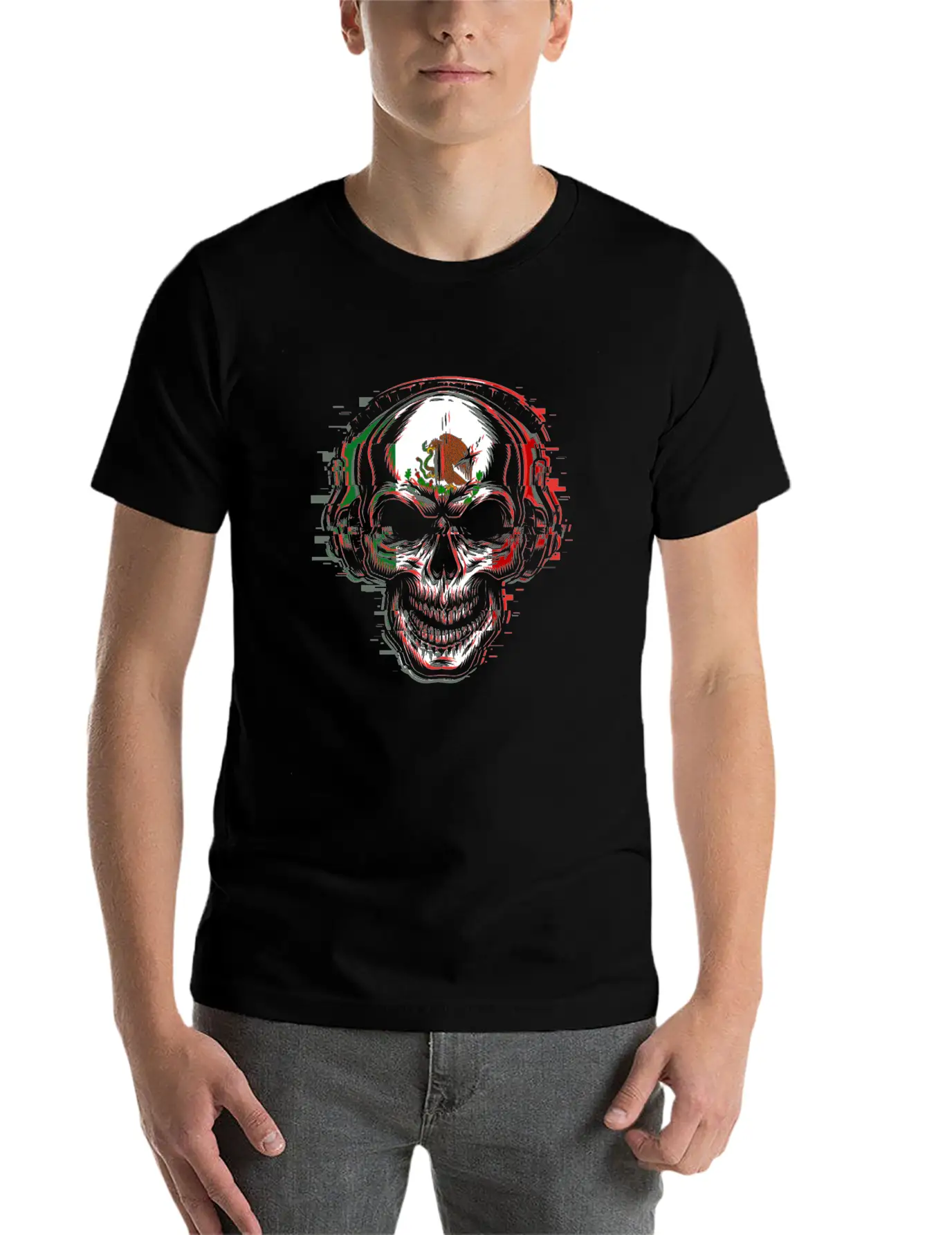 Mexican Skull EDM Musician Electronic Music Mexico Comfortable Minimalist Graphic Tee – Summer Style Essential