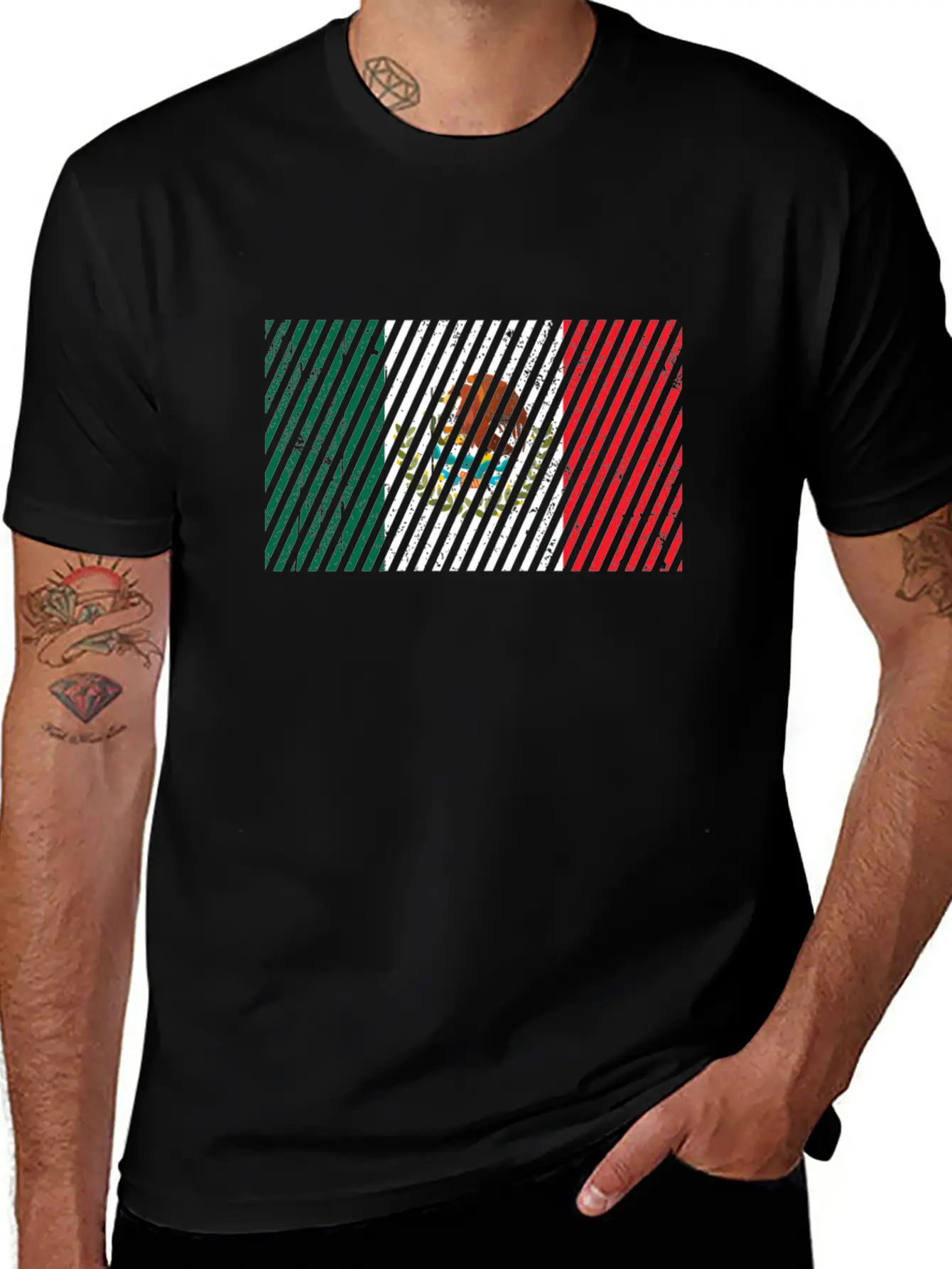 Mexico Flag Unisex Short Sleeve Soft Cotton T-Shirt – Casual Everyday Wear