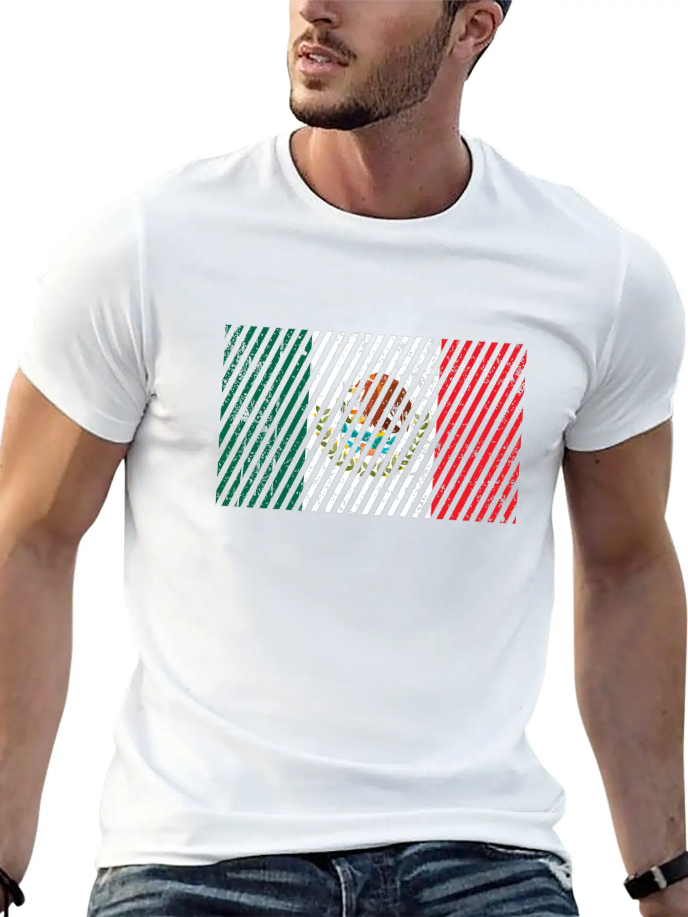 Mexico Flag Unisex Short Sleeve Soft Cotton T-Shirt – Casual Everyday Wear