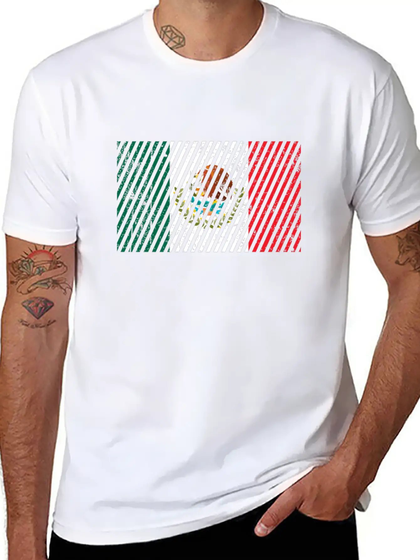 Mexico Flag Unisex Short Sleeve Soft Cotton T-Shirt – Casual Everyday Wear