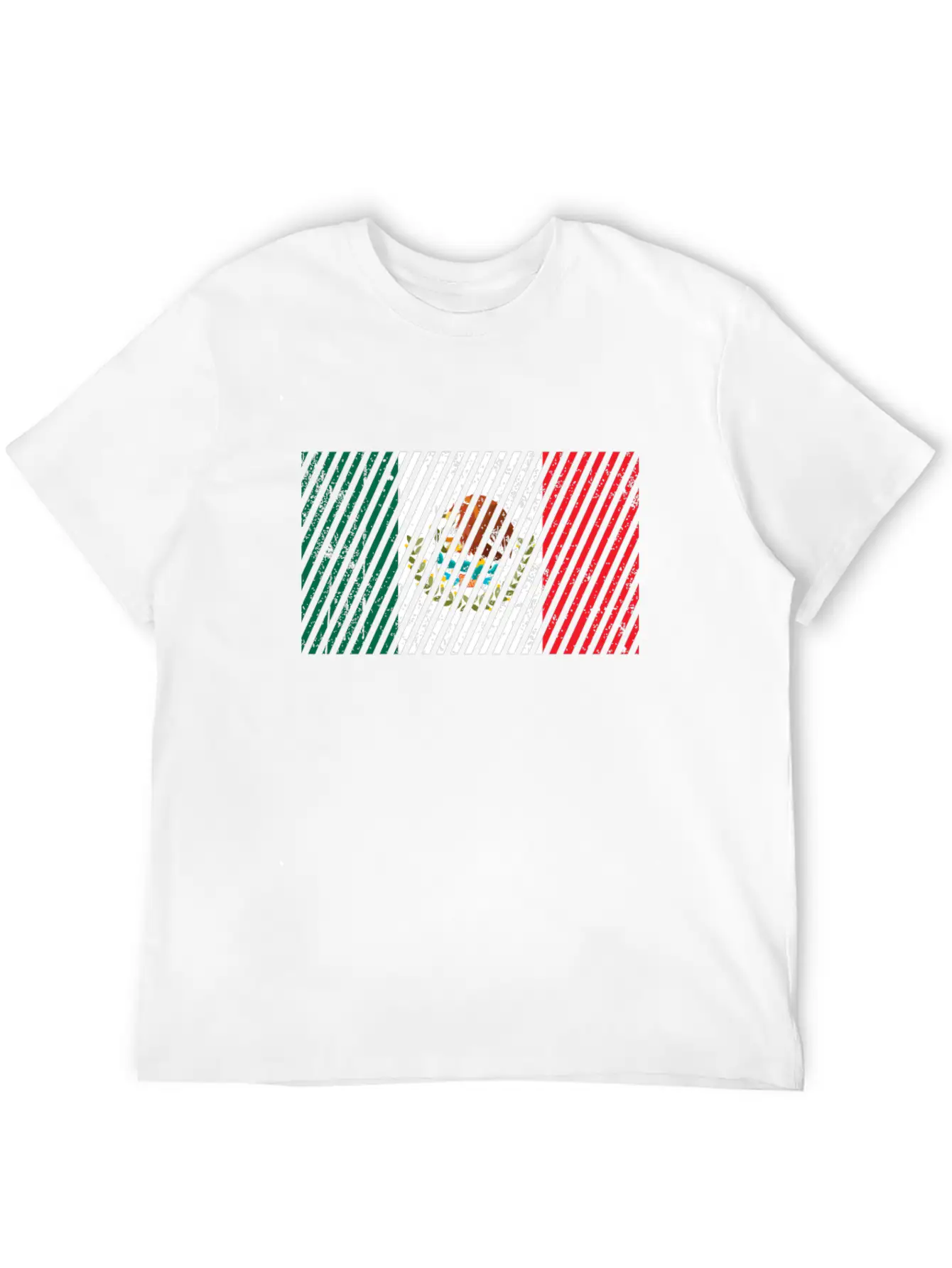 Mexico Flag Unisex Short Sleeve Soft Cotton T-Shirt – Casual Everyday Wear