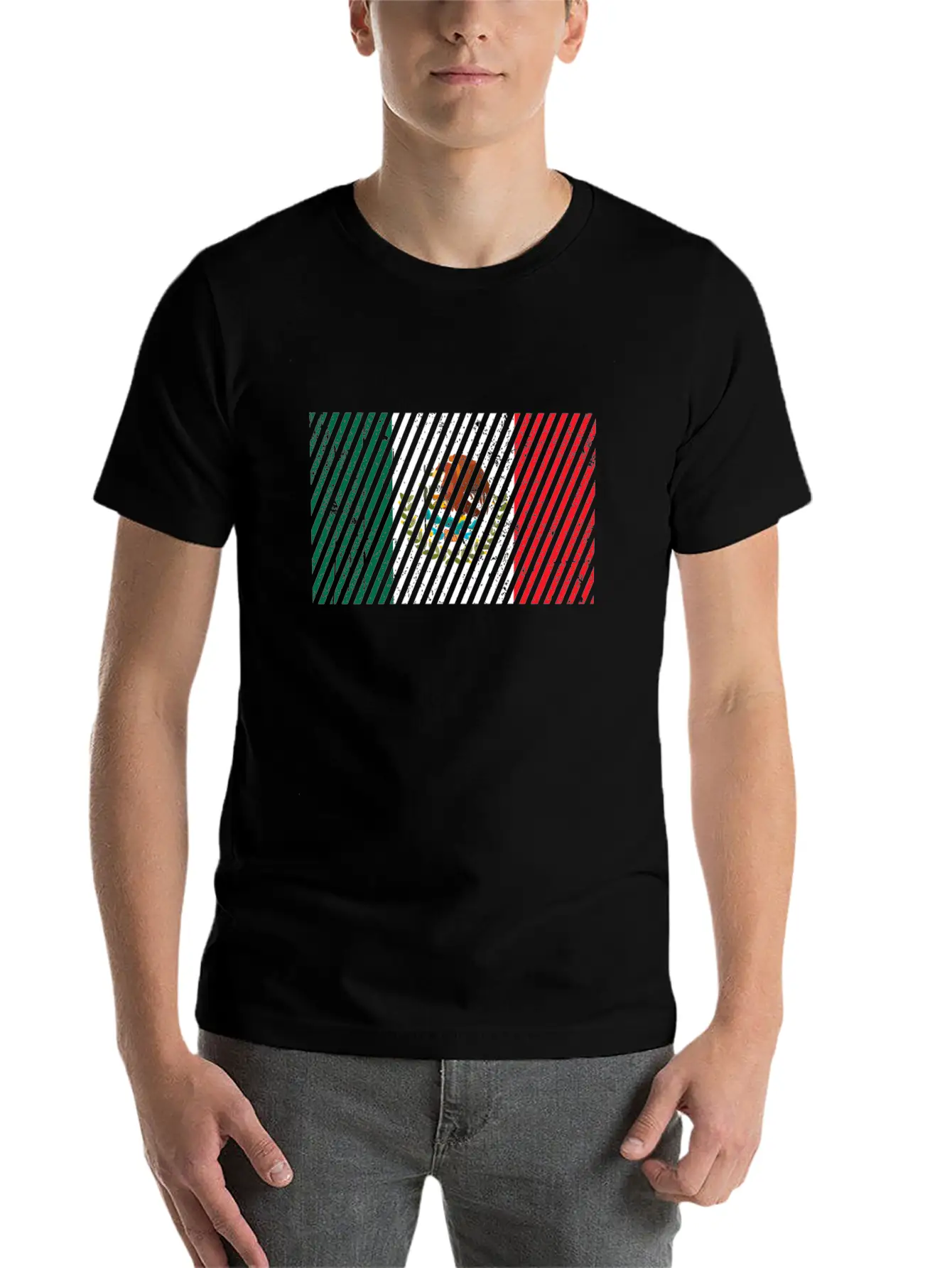 Mexico Flag Unisex Short Sleeve Soft Cotton T-Shirt – Casual Everyday Wear
