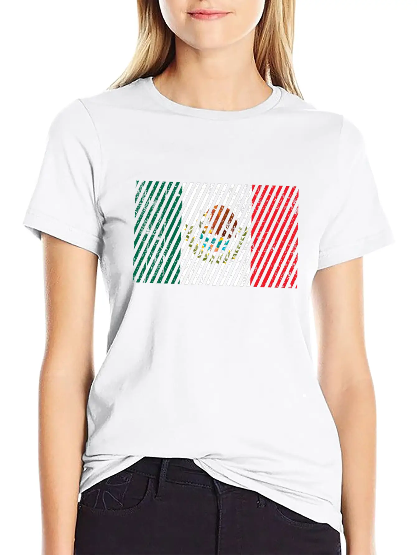 Mexico Flag Unisex Short Sleeve Soft Cotton T-Shirt – Casual Everyday Wear