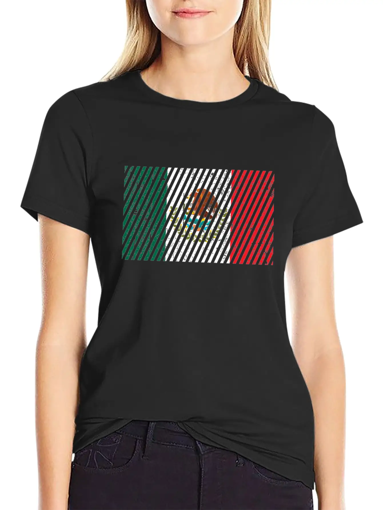 Mexico Flag Unisex Short Sleeve Soft Cotton T-Shirt – Casual Everyday Wear