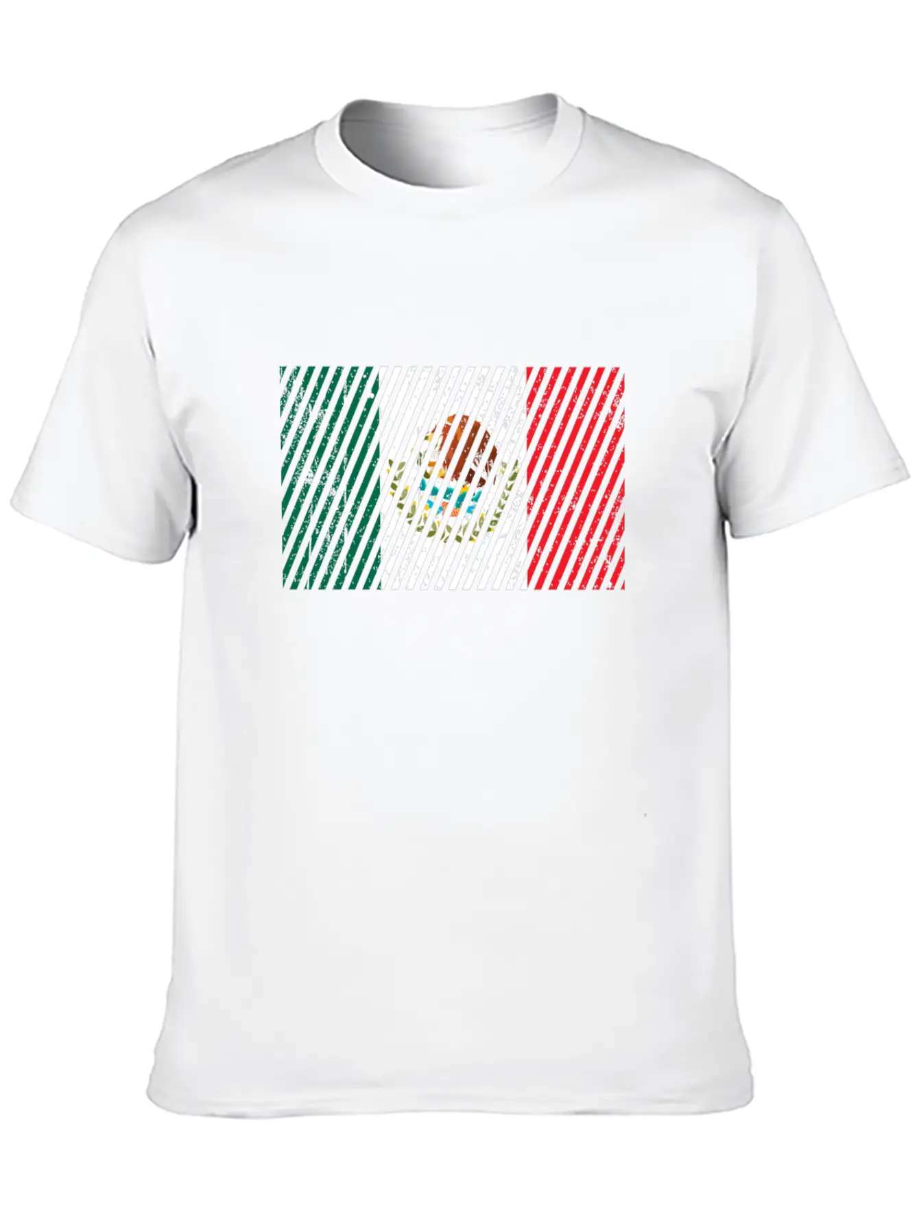 Mexico Flag Unisex Short Sleeve Soft Cotton T-Shirt – Casual Everyday Wear