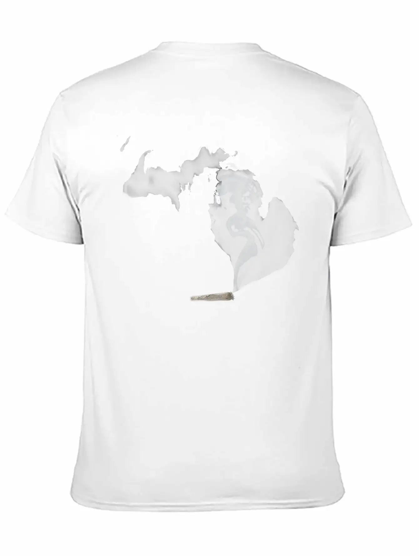 Michigan UP In Smoke Stylish Everyday T-Shirt – Unisex Basic Cotton Tee