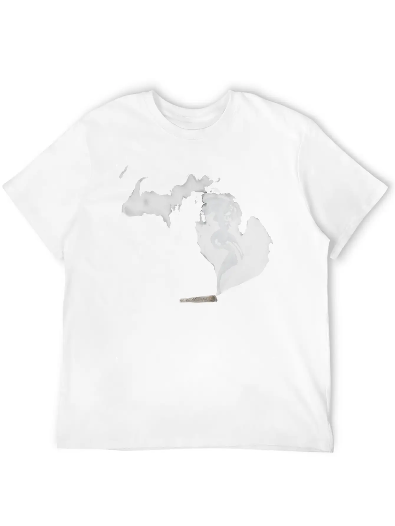 Michigan UP In Smoke Stylish Everyday T-Shirt – Unisex Basic Cotton Tee
