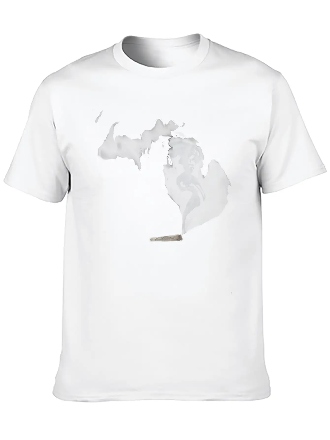Michigan UP In Smoke Stylish Everyday T-Shirt – Unisex Basic Cotton Tee